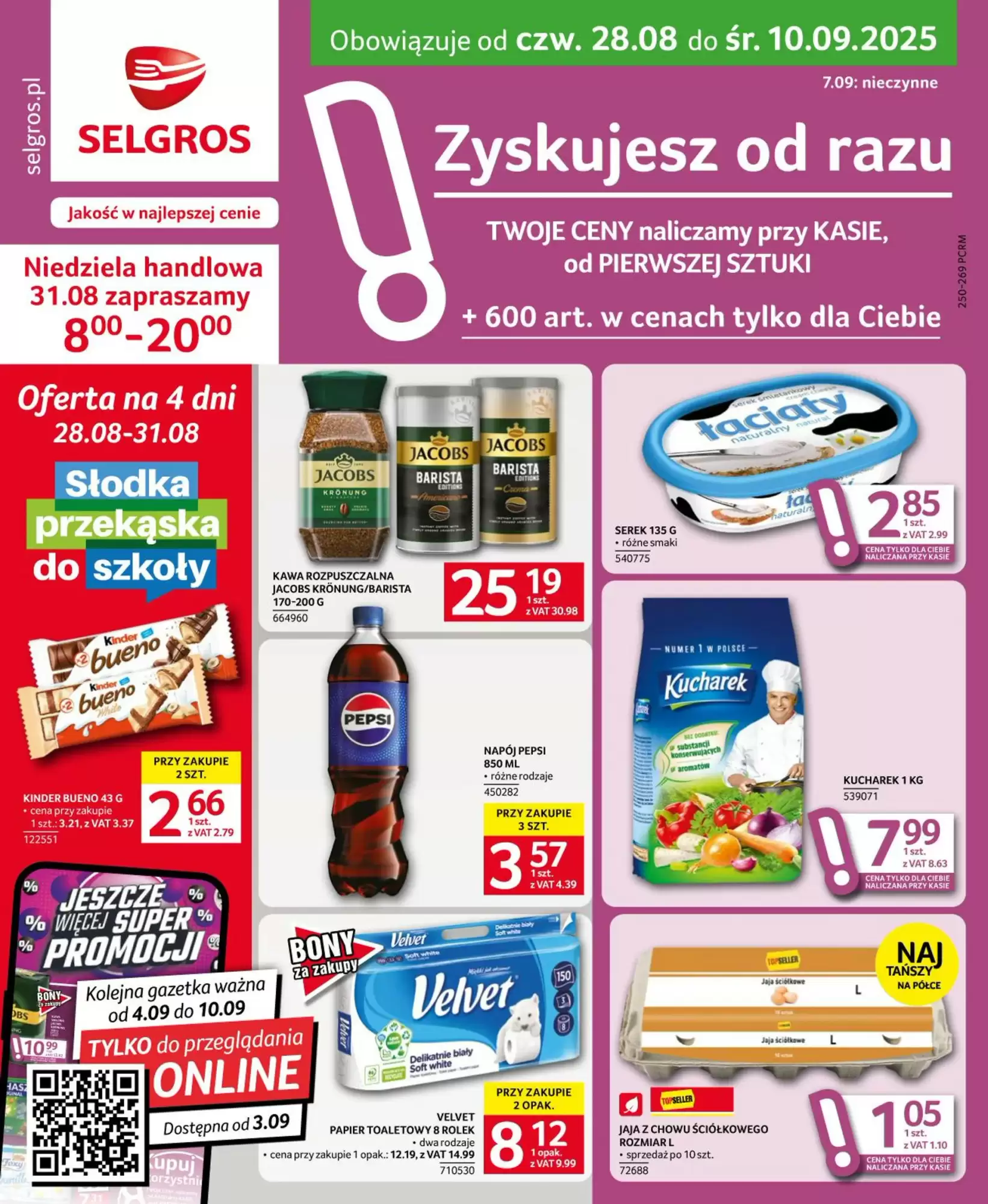 Gazetka Selgros od 28.08.2025 do 10.09.2025