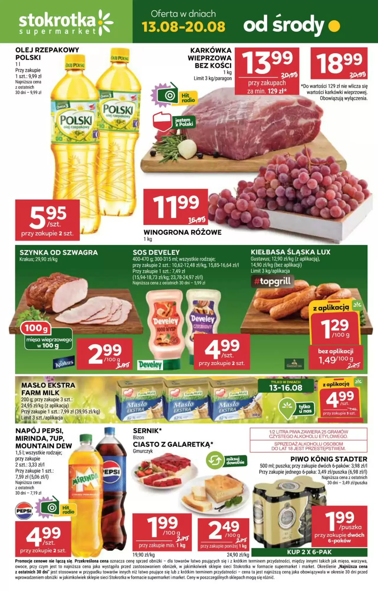 Gazetka Stokrotka od 13.08.2025 do 20.08.2025