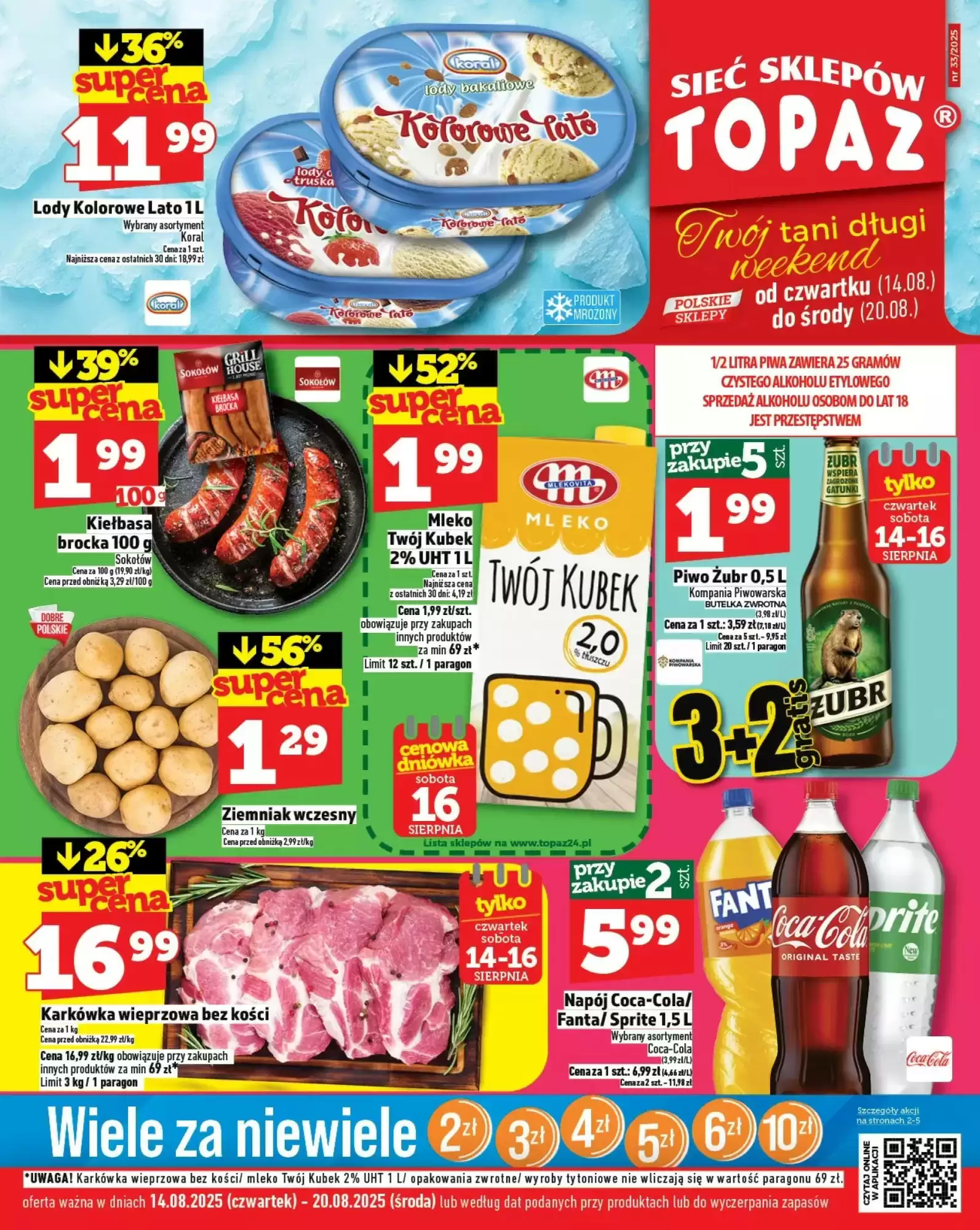 Gazetka Topaz od 14.08.2025 do 20.08.2025