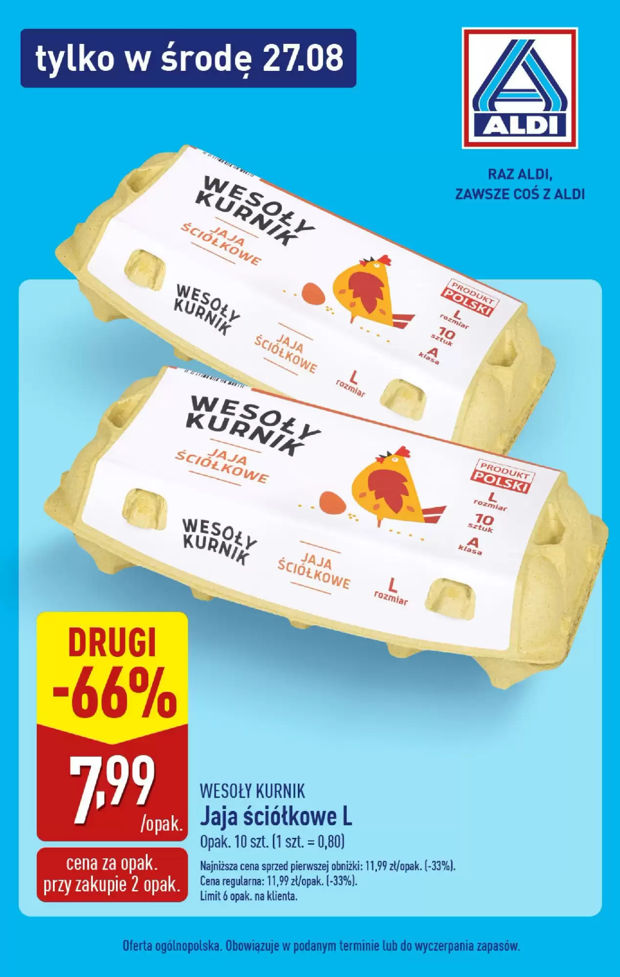 Gazetka Aldi od 27.08.2025 do 27.08.2025
