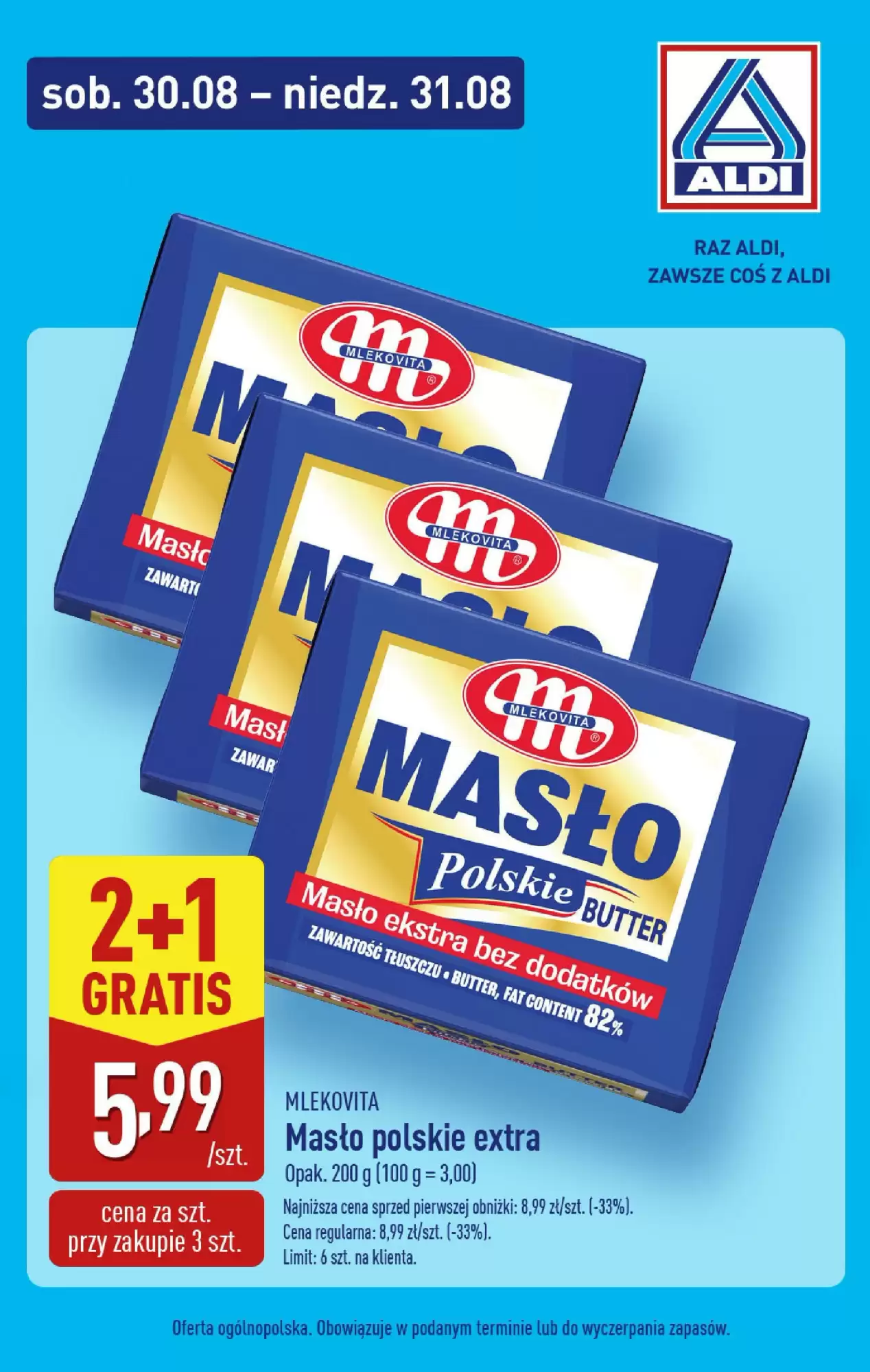 Gazetka Aldi od 30.08.2025 do 31.08.2025