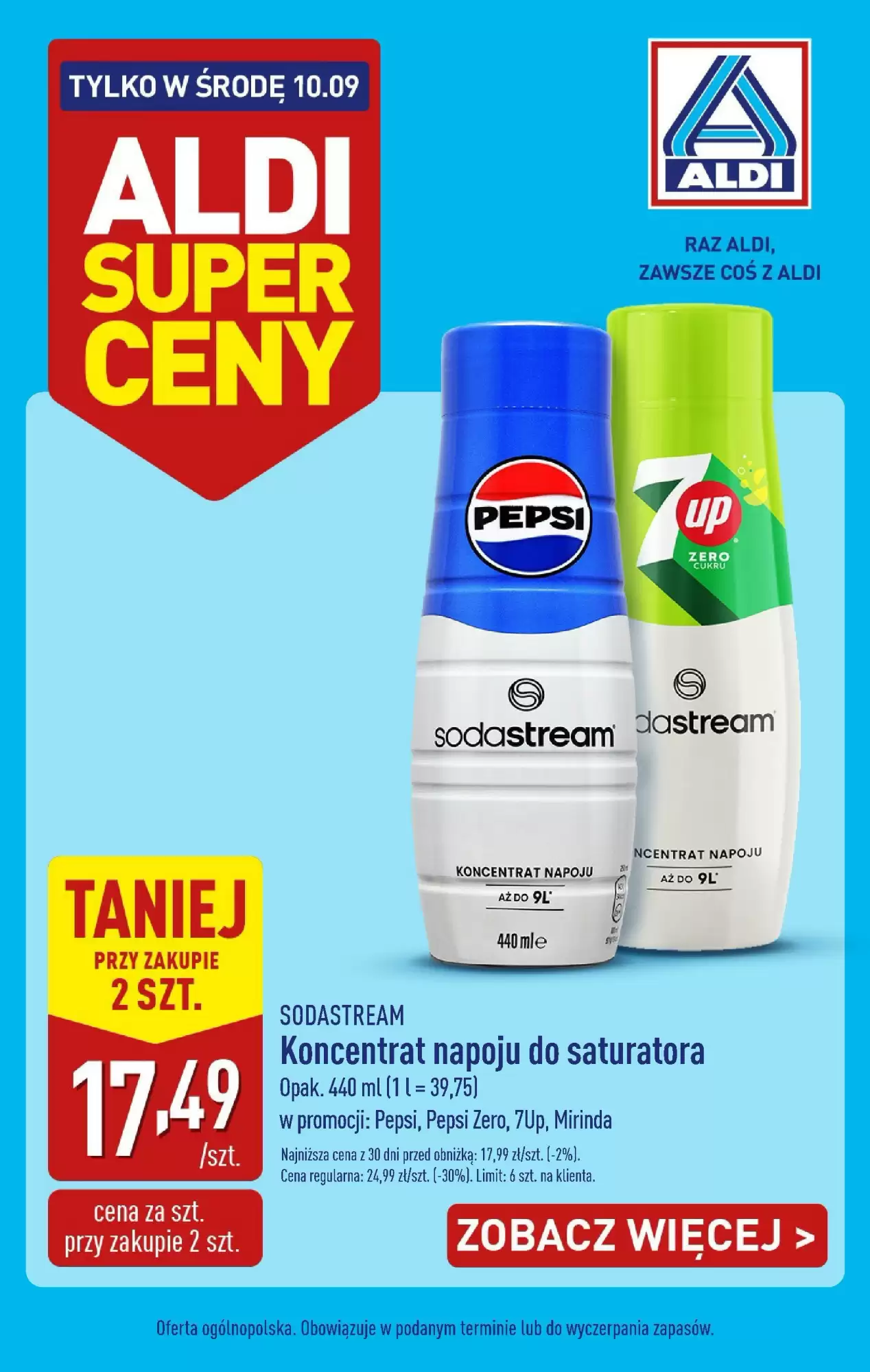 Gazetka Aldi od 10.09.2025 do 10.09.2025