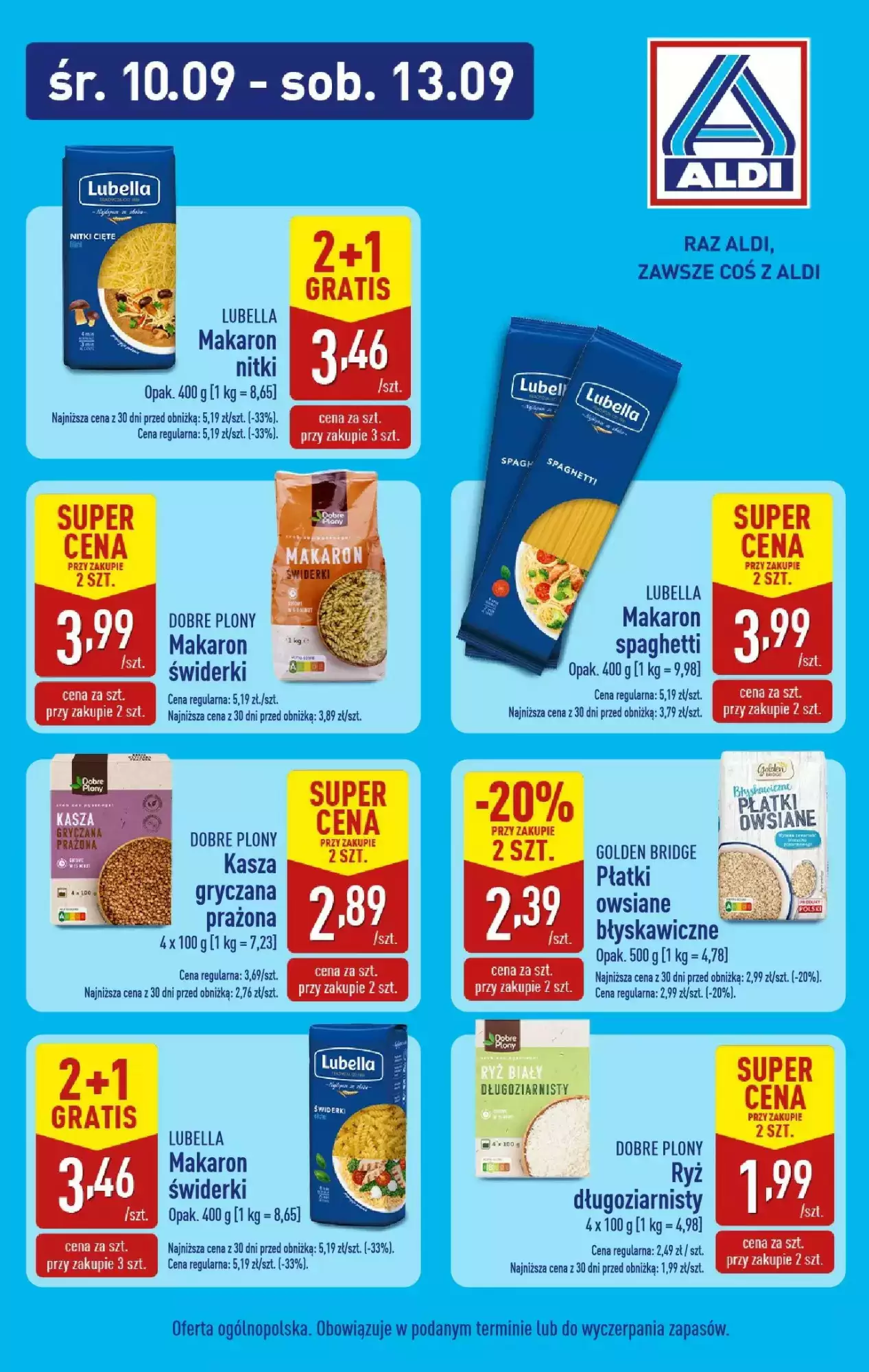 Gazetka Aldi od 11.09.2025 do 13.09.2025