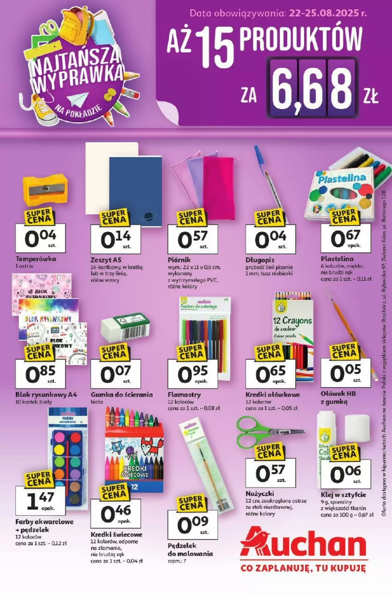 Gazetka Auchan od 22.08.2025 do 25.08.2025