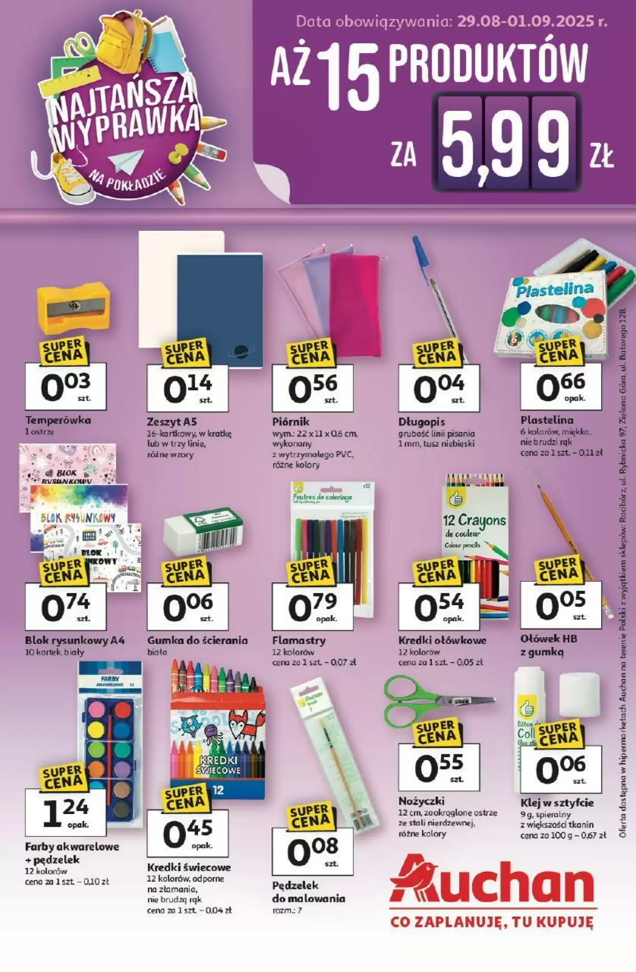 Gazetka Auchan od 29.08.2025 do 01.09.2025