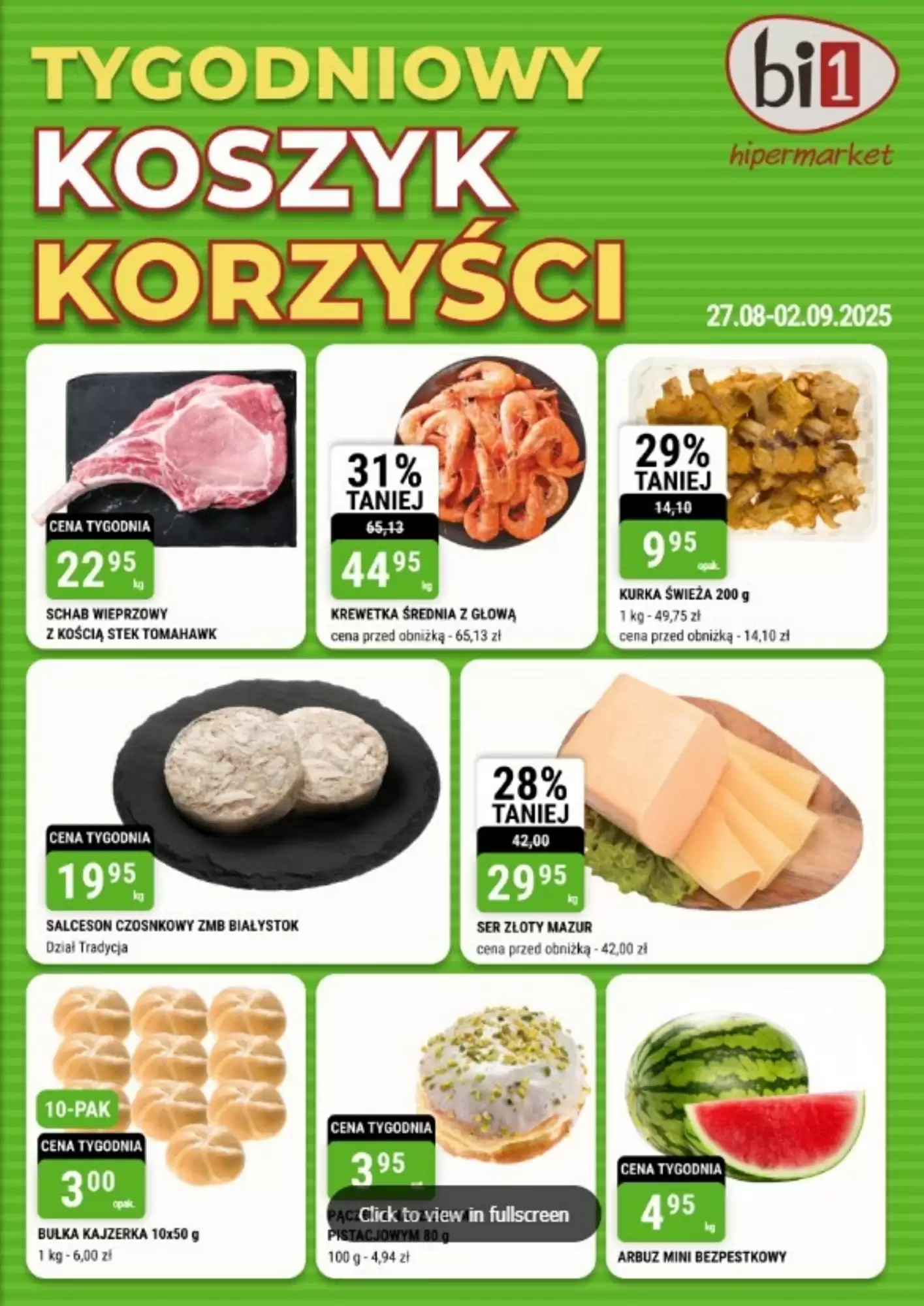 Gazetka Bi1 od 27.08.2025 do 02.09.2025