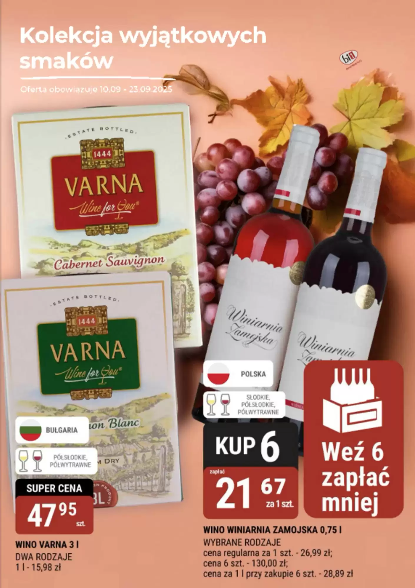Gazetka Bi1 od 10.09.2025 do 23.09.2025
