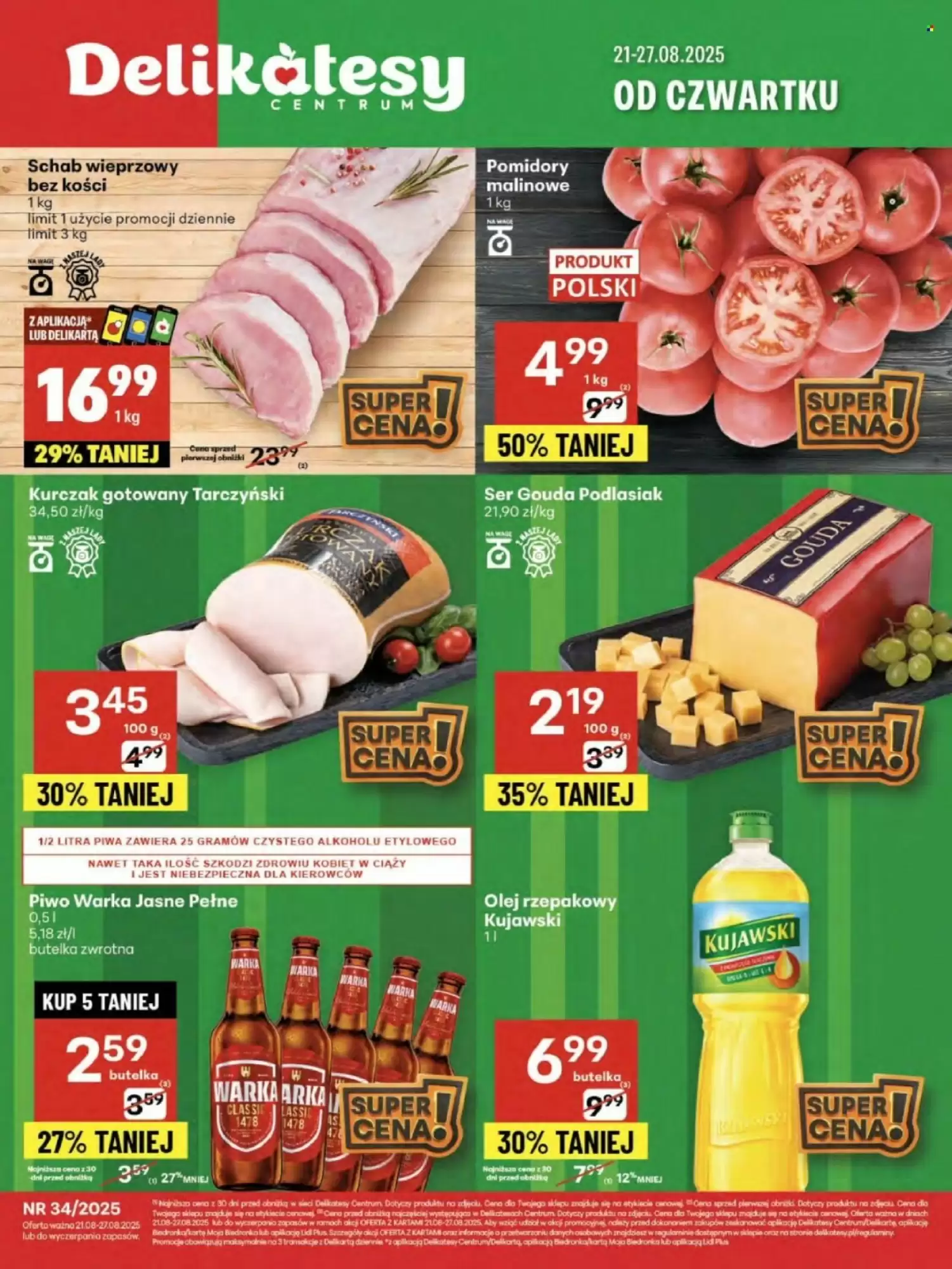 Gazetka Delikatesy Centrum od 21.08.2025 do 27.08.2025