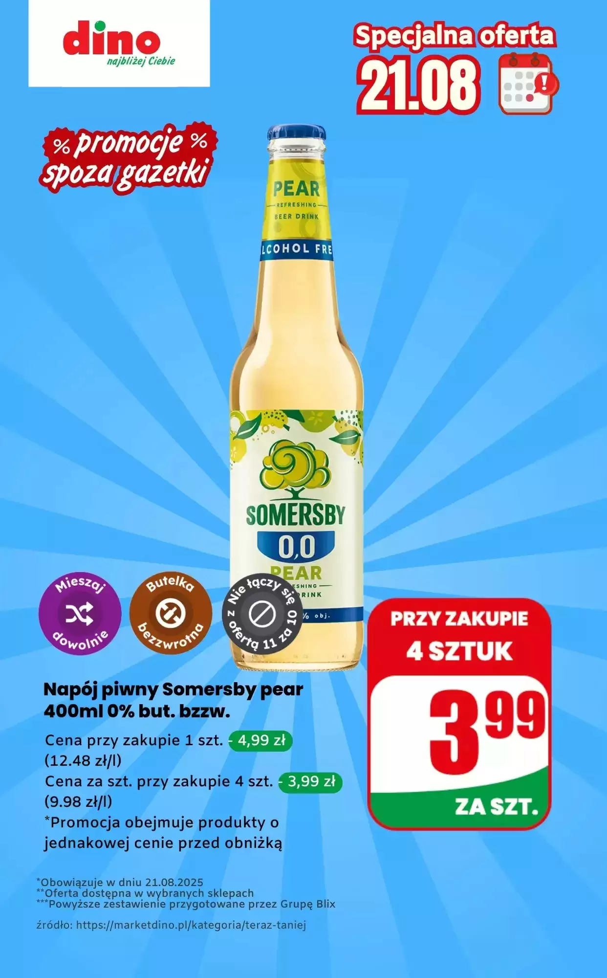 Gazetka Dino od 21.08.2025 do 21.08.2025
