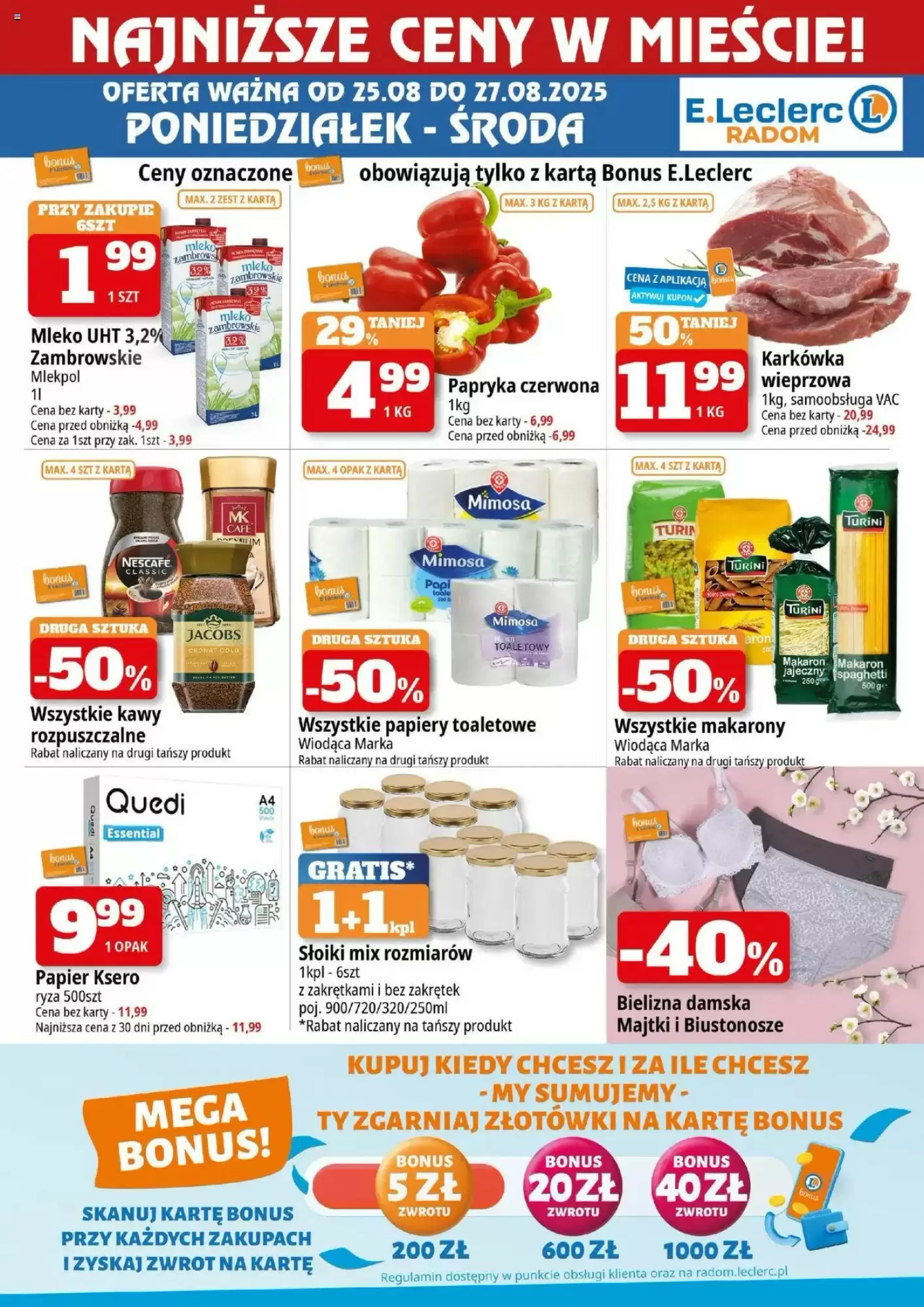Gazetka E.Leclerc od 25.08.2025 do 31.08.2025