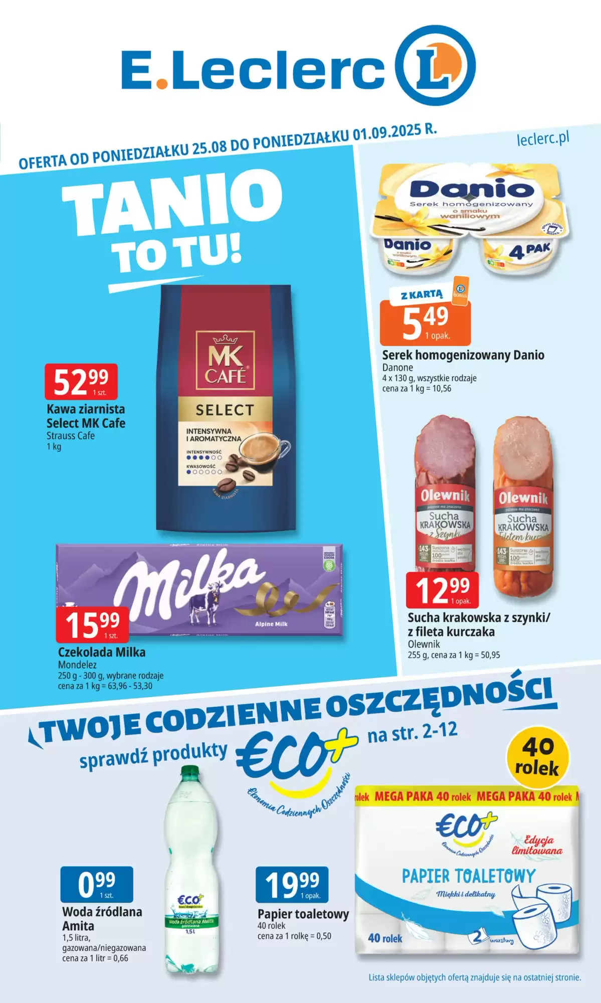 Gazetka E.Leclerc od 25.08.2025 do 01.09.2025