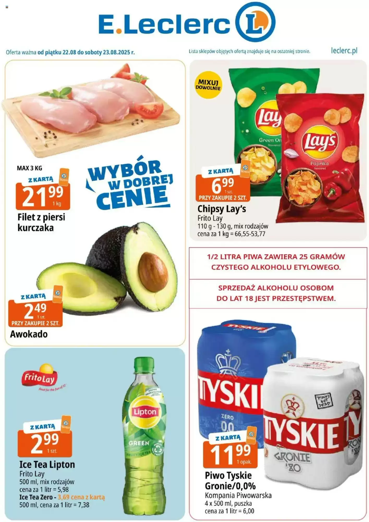 Gazetka E.Leclerc od 22.08.2025 do 23.08.2025