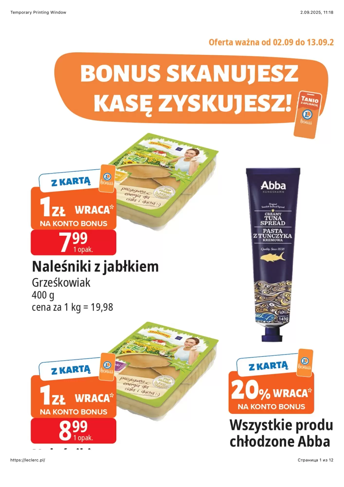 Gazetka E.Leclerc od 02.09.2025 do 13.09.2025