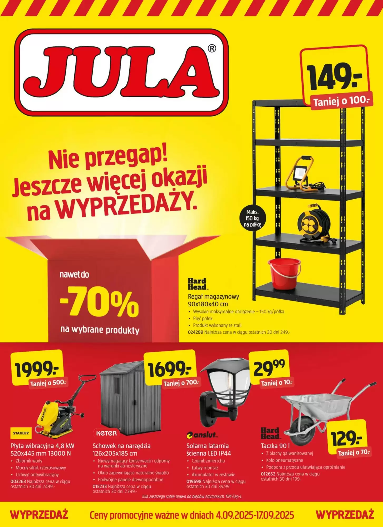 Gazetka Jula od 04.09.2025 do 17.09.2025