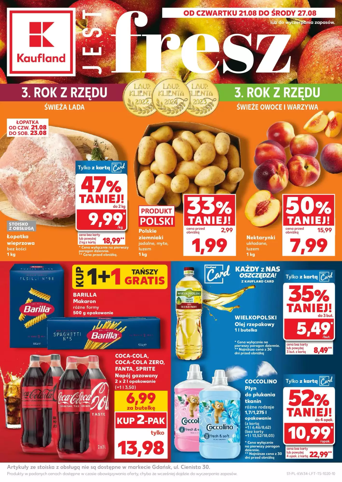 Gazetka Kaufland od 21.08.2025 do 27.08.2025