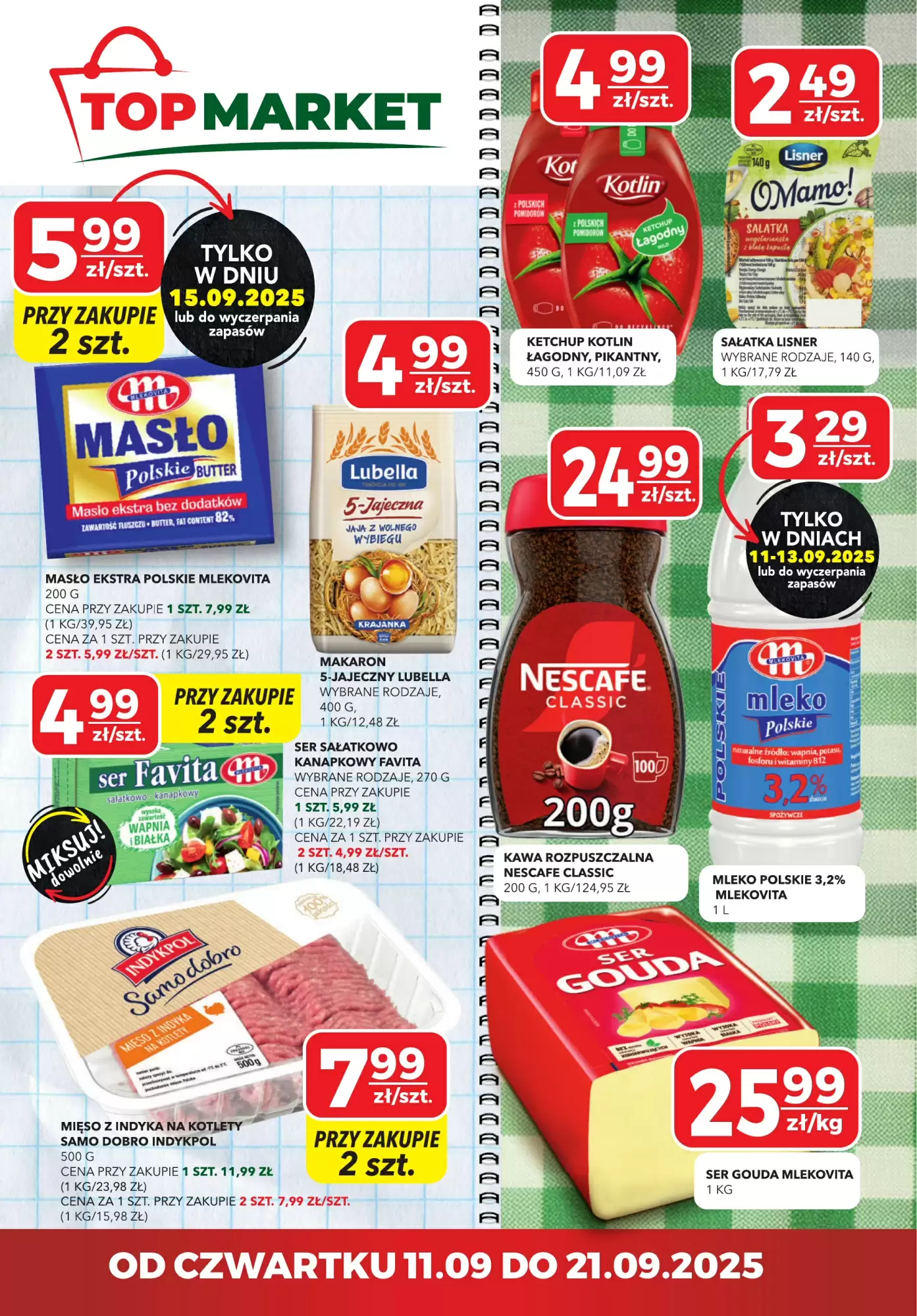 Gazetka Top Market od 11.09.2025 do 21.09.2025