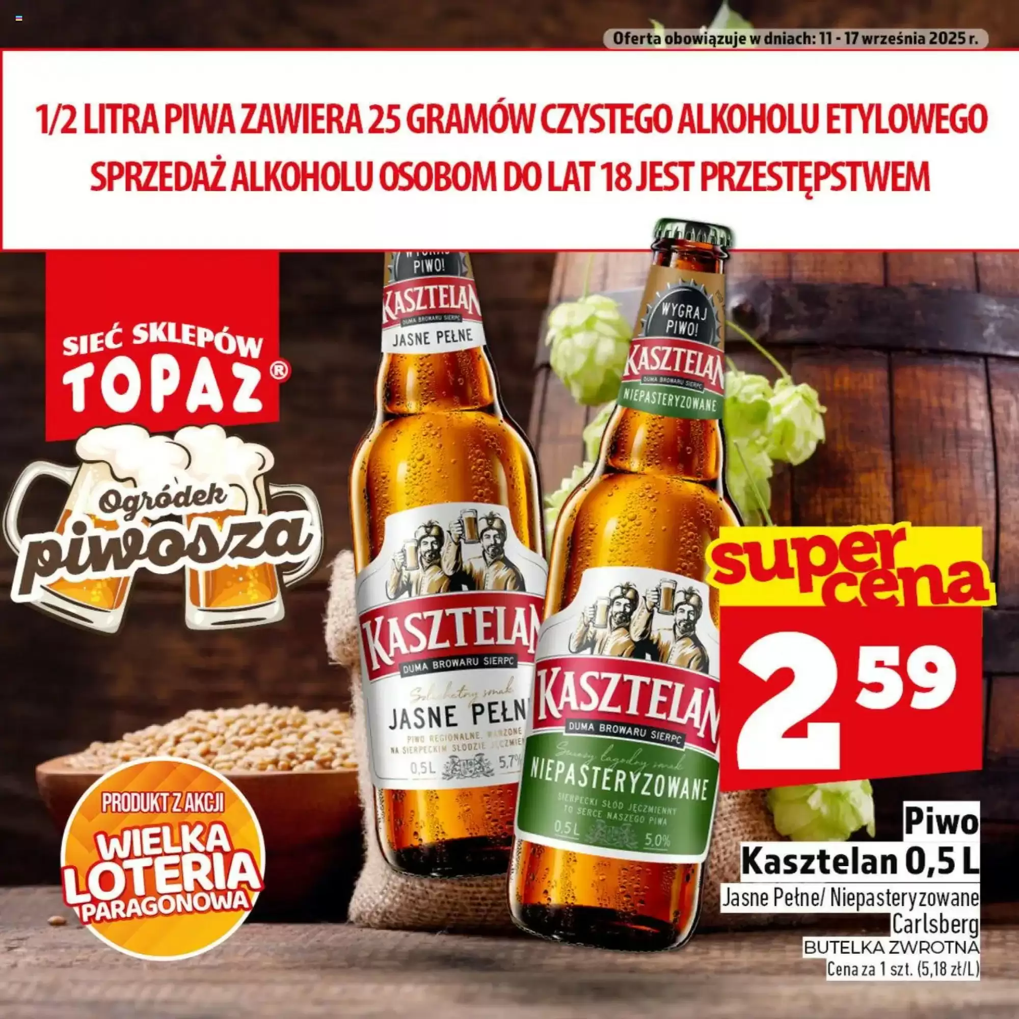 Gazetka Topaz od 11.09.2025 do 17.09.2025