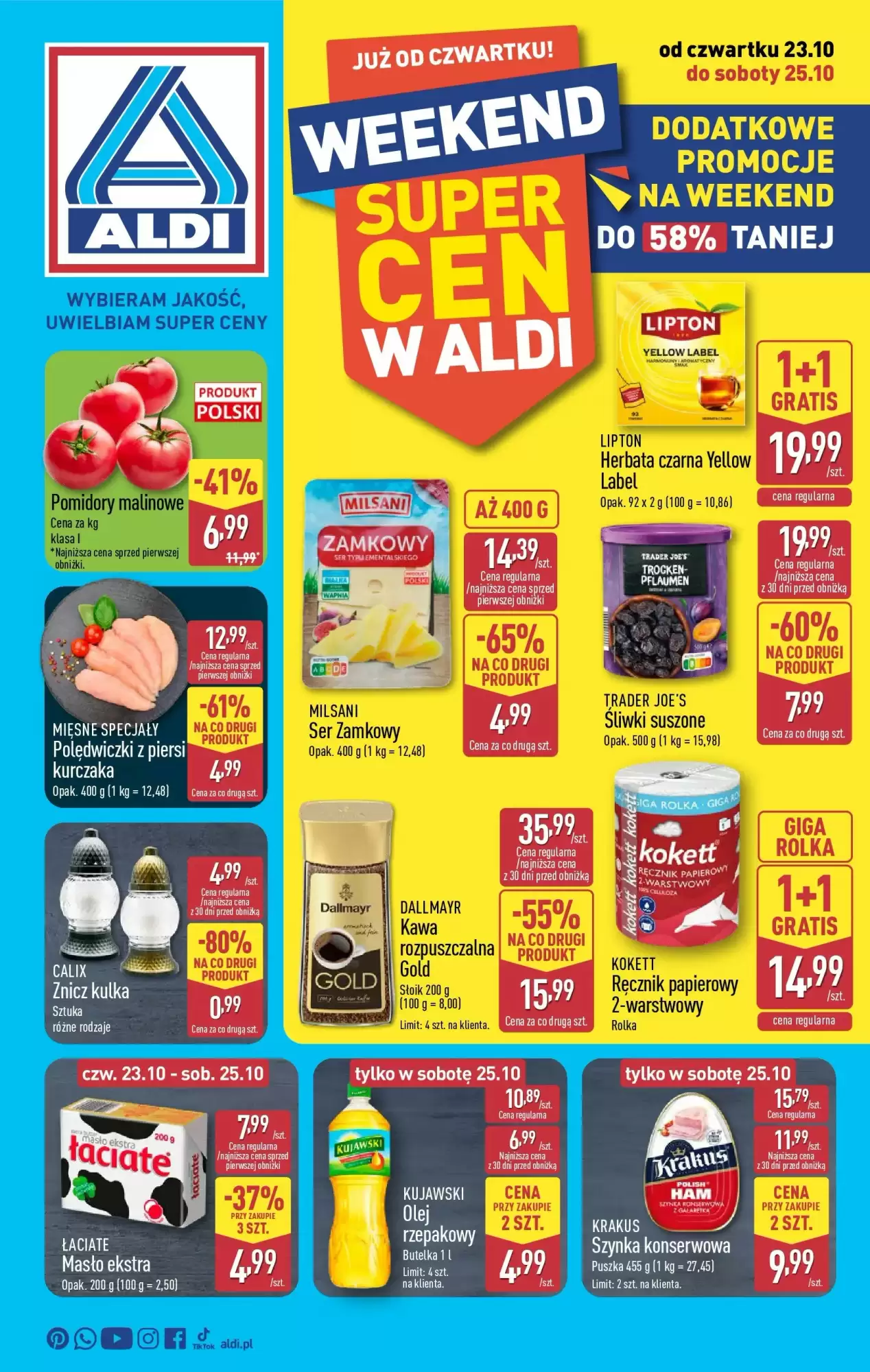 Gazetka Aldi od 23.10.2025 do 25.10.2025