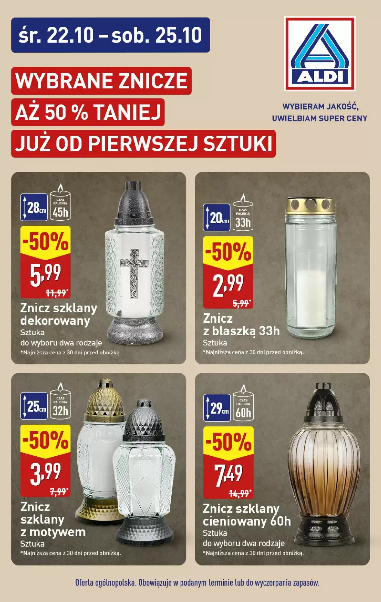 Gazetka Aldi od 22.10.2025 do 25.10.2025