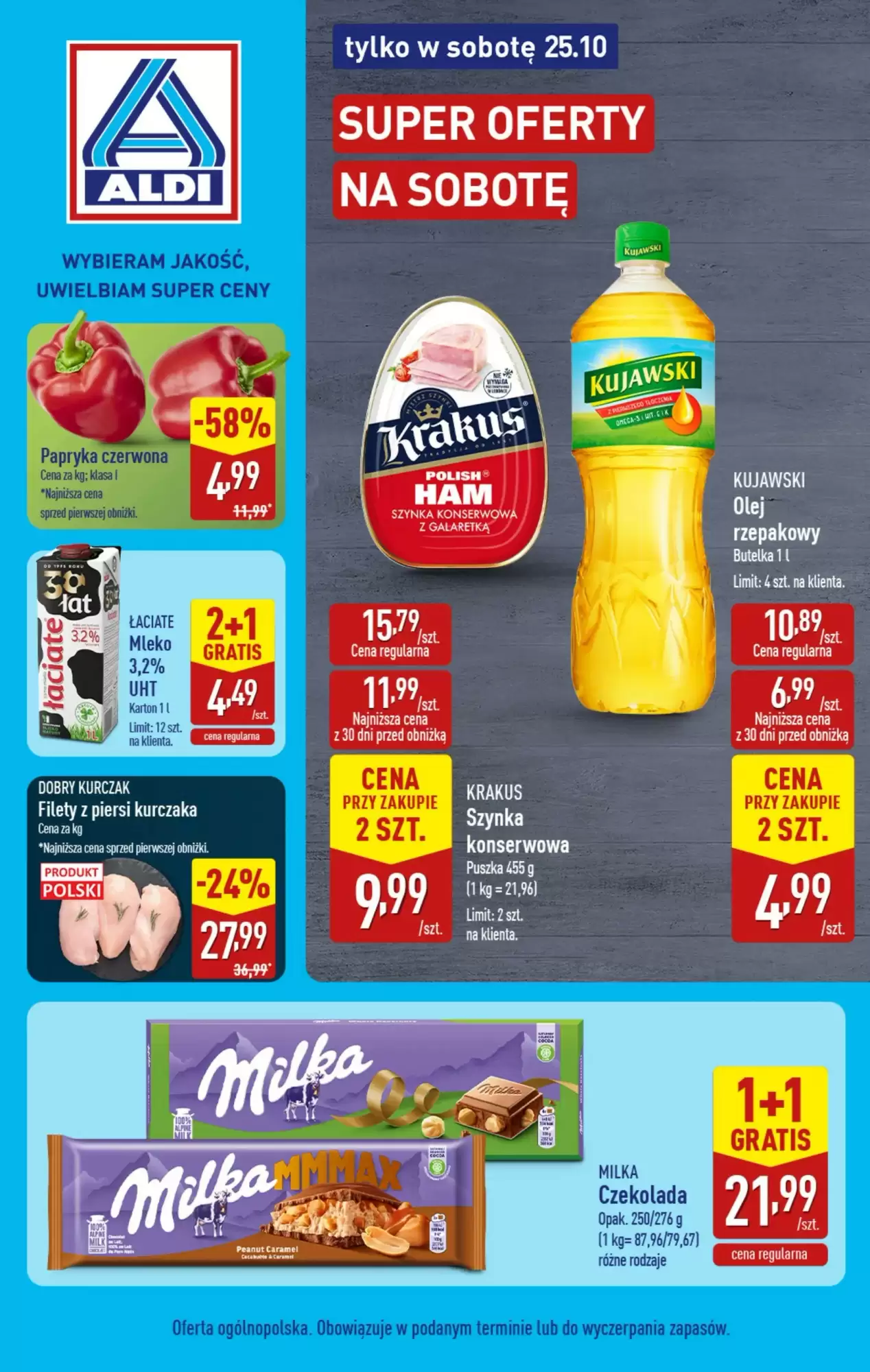Gazetka Aldi od 25.10.2025 do 25.10.2025