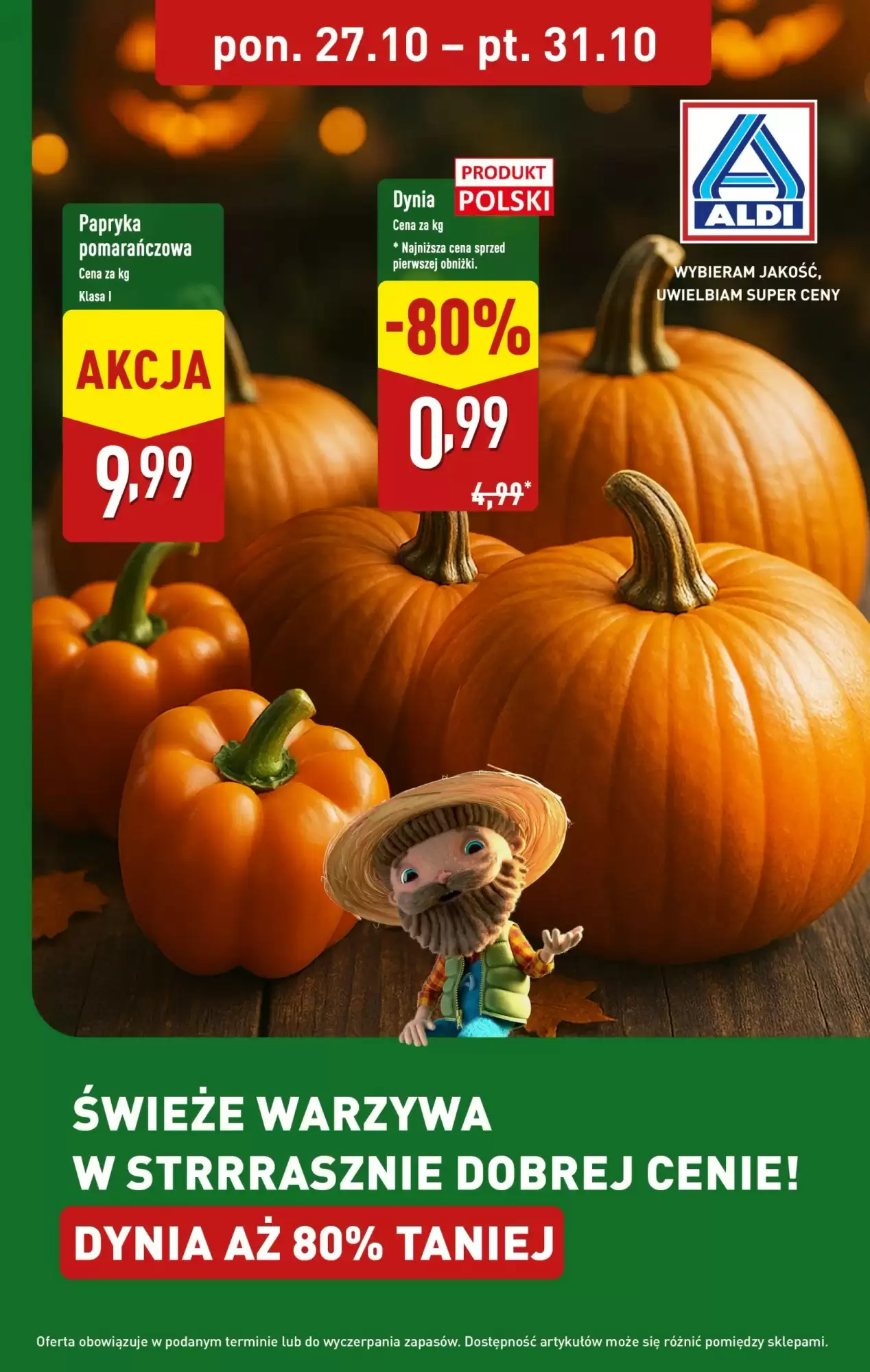 Gazetka Aldi od 27.10.2025 do 31.10.2025