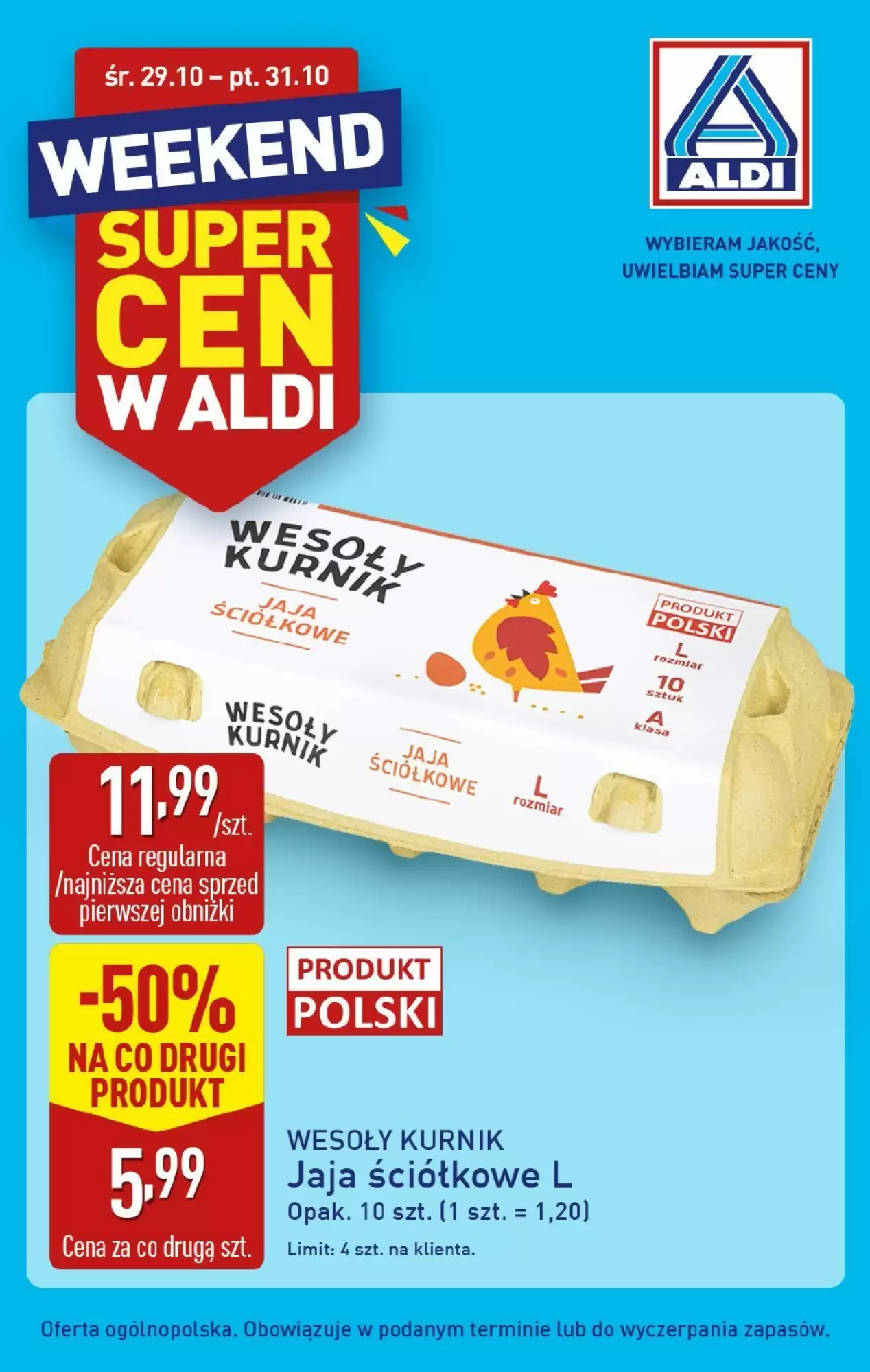 Gazetka Aldi od 29.10.2025 do 31.10.2025