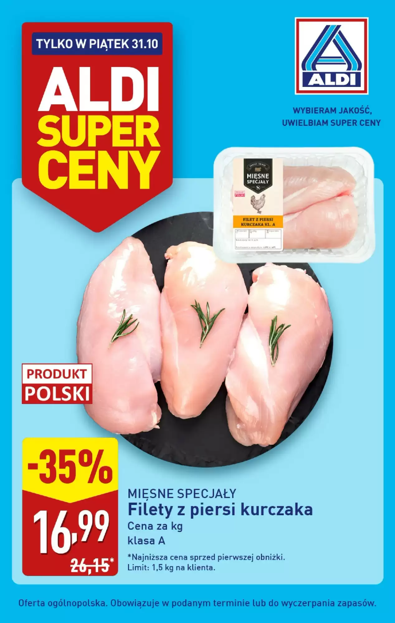 Gazetka Aldi od 31.10.2025 do 31.10.2025