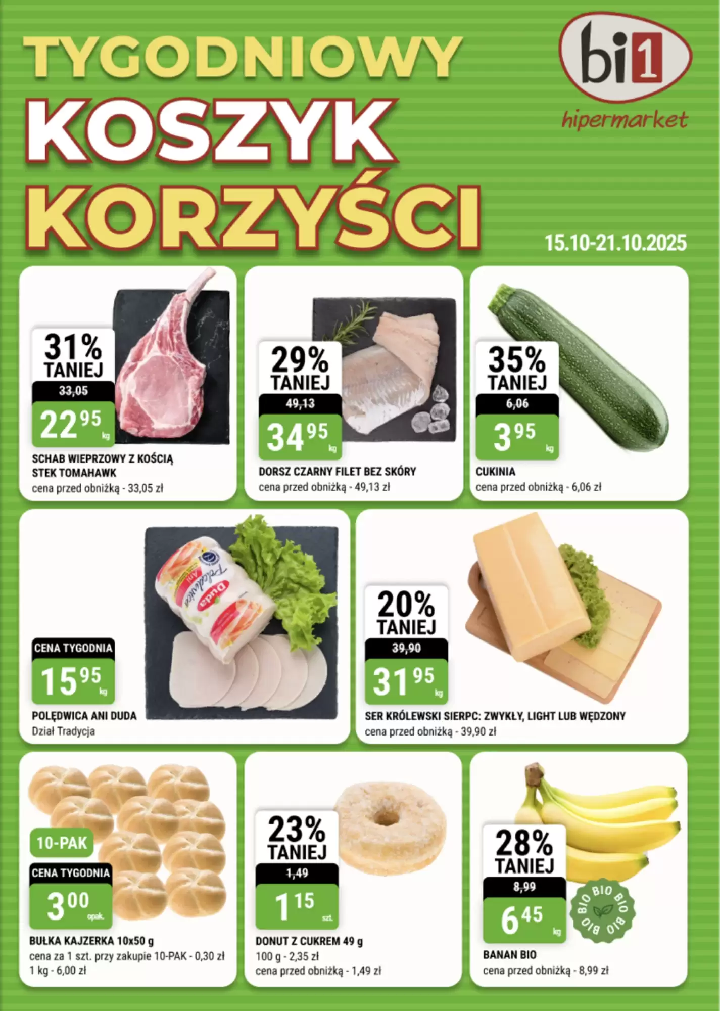 Gazetka Bi1 od 15.10.2025 do 21.10.2025