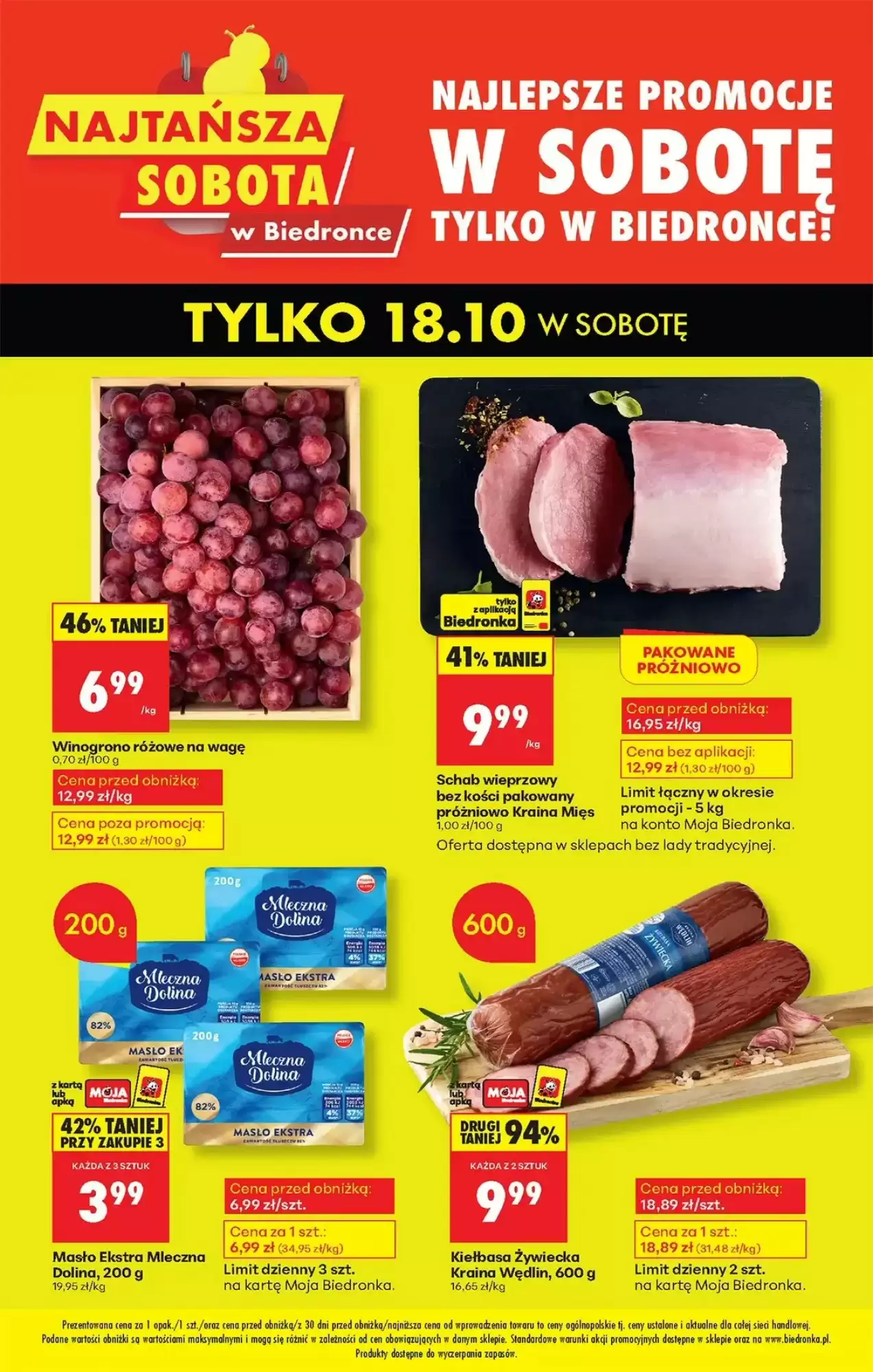 Gazetka Biedronka od 18.10.2025 do 18.10.2025