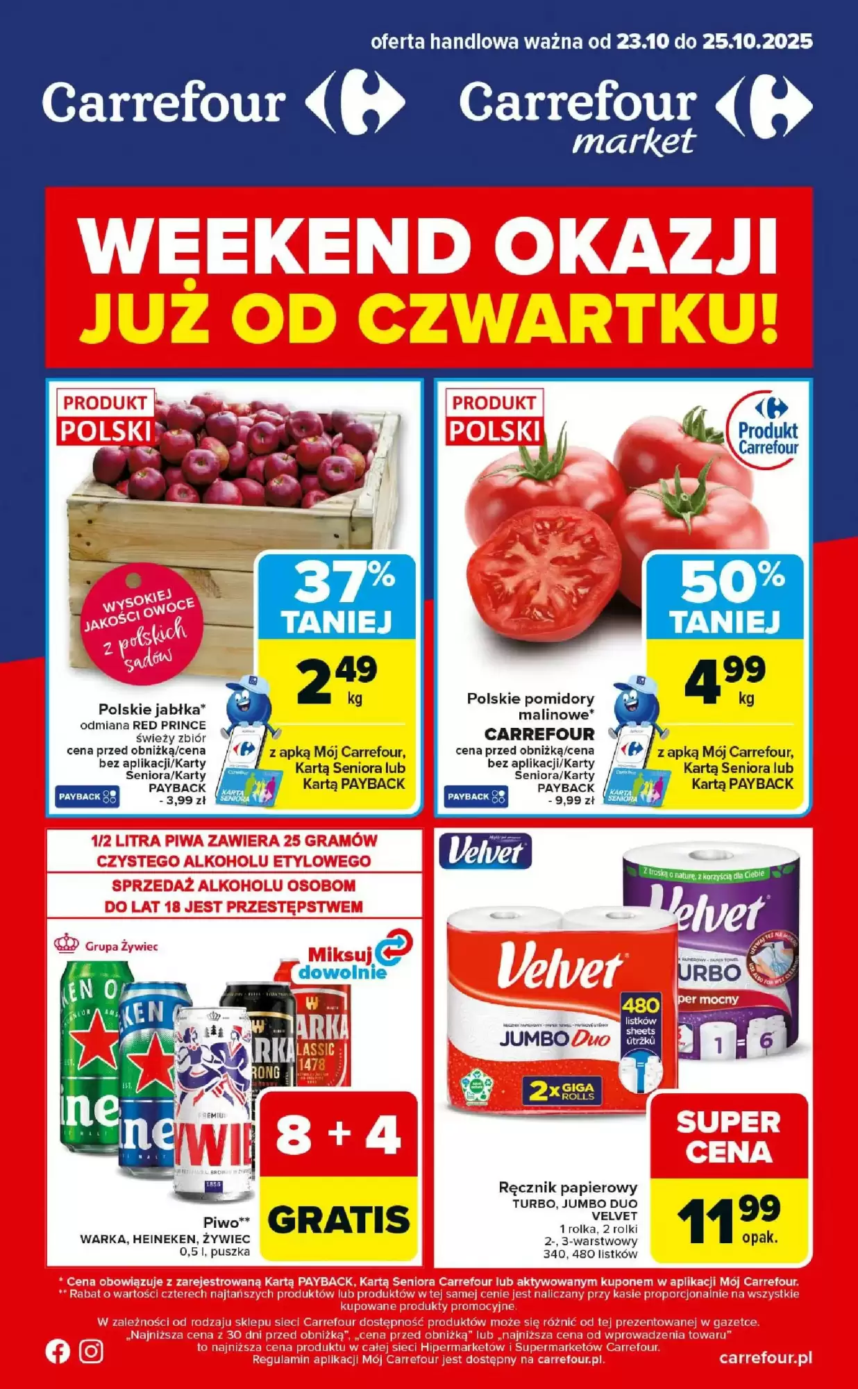 Gazetka Carrefour od 23.10.2025 do 25.10.2025