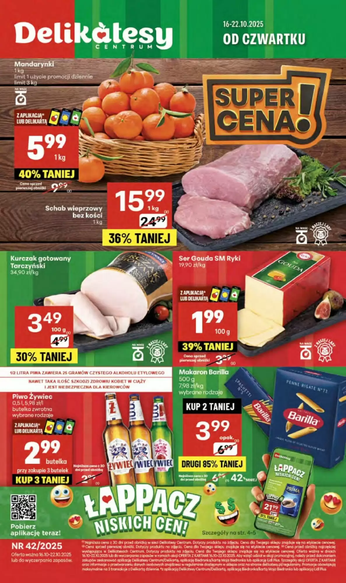Gazetka Delikatesy Centrum od 16.10.2025 do 22.10.2025