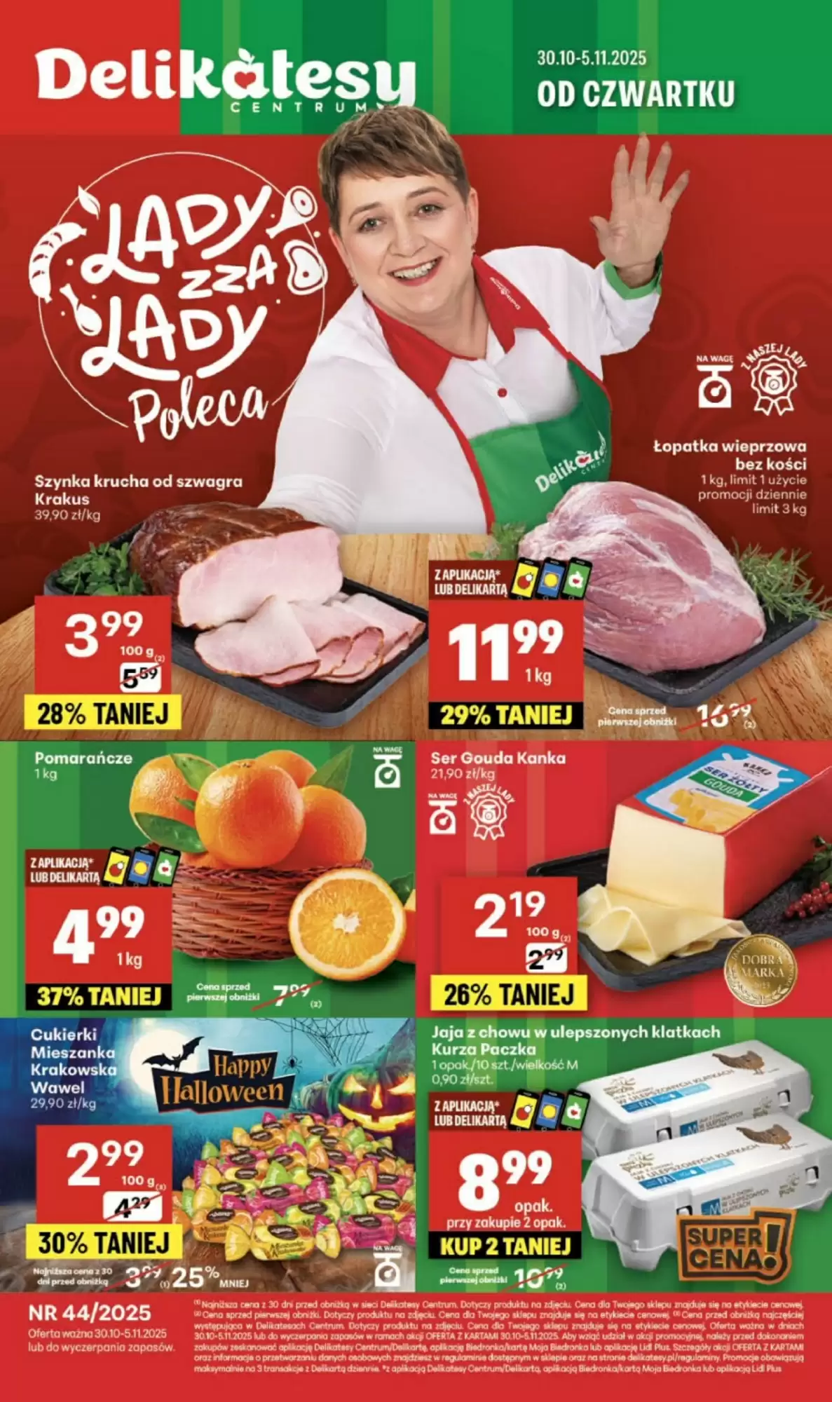 Gazetka Delikatesy Centrum od 30.10.2025 do 05.11.2025