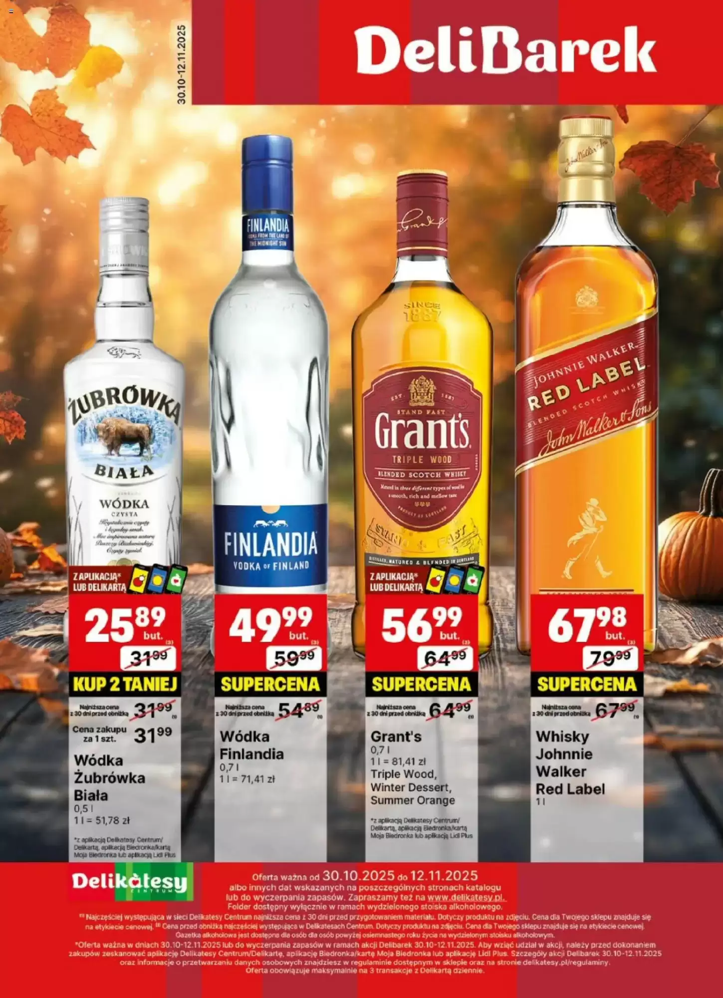 Gazetka Delikatesy Centrum od 30.10.2025 do 12.11.2025