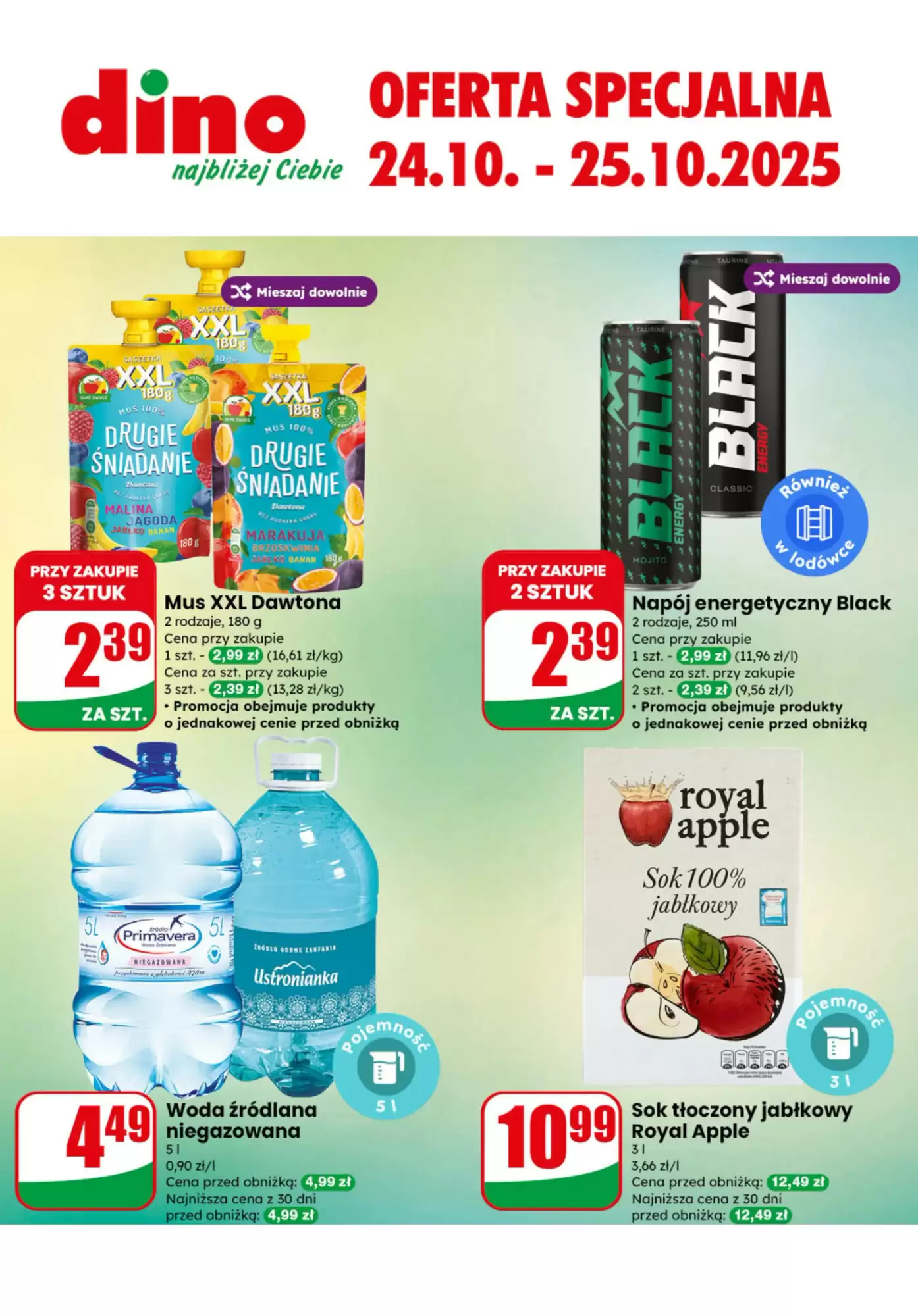 Gazetka Dino od 24.10.2025 do 25.10.2025