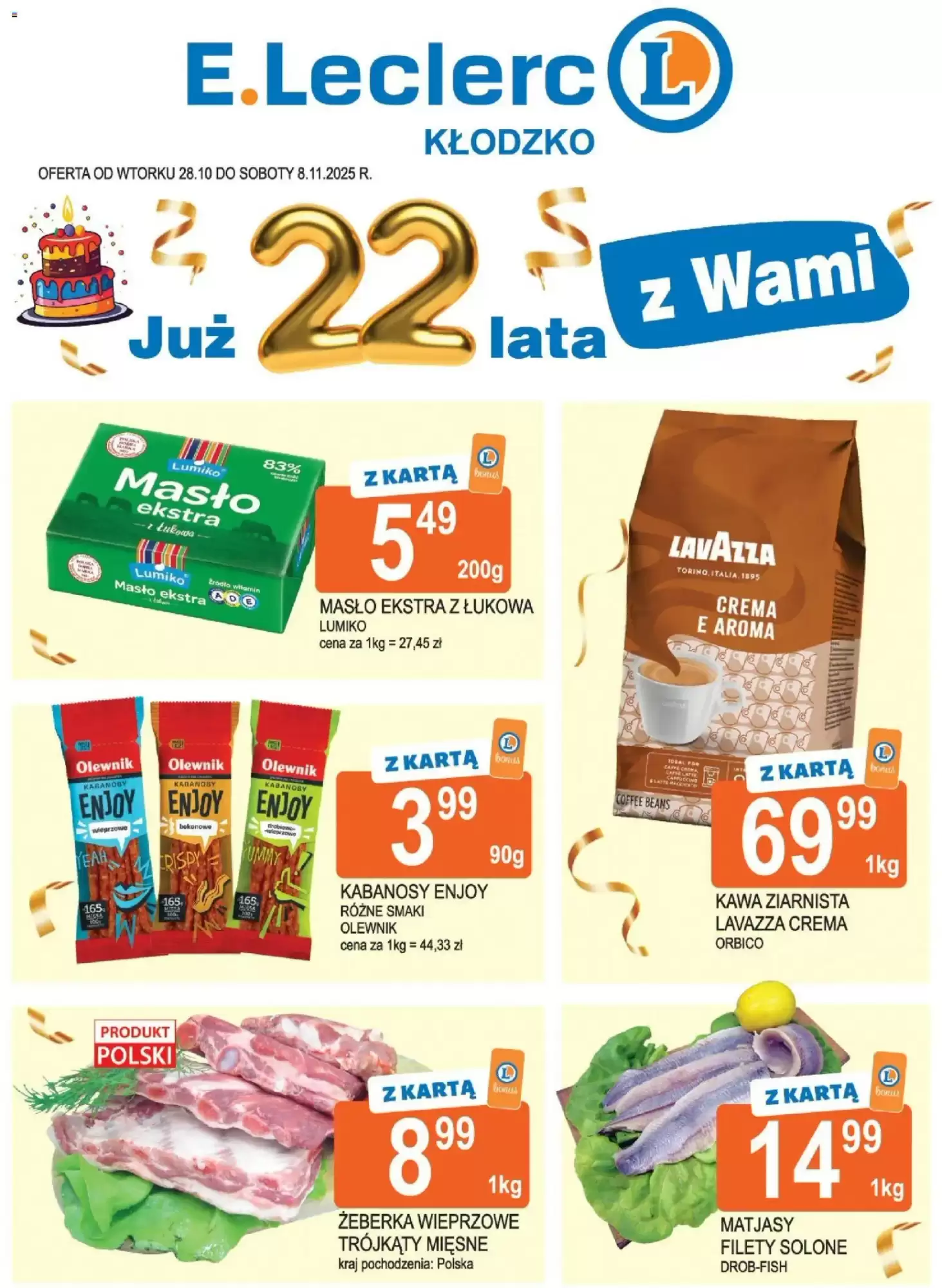 Gazetka E.Leclerc od 28.10.2025 do 08.11.2025