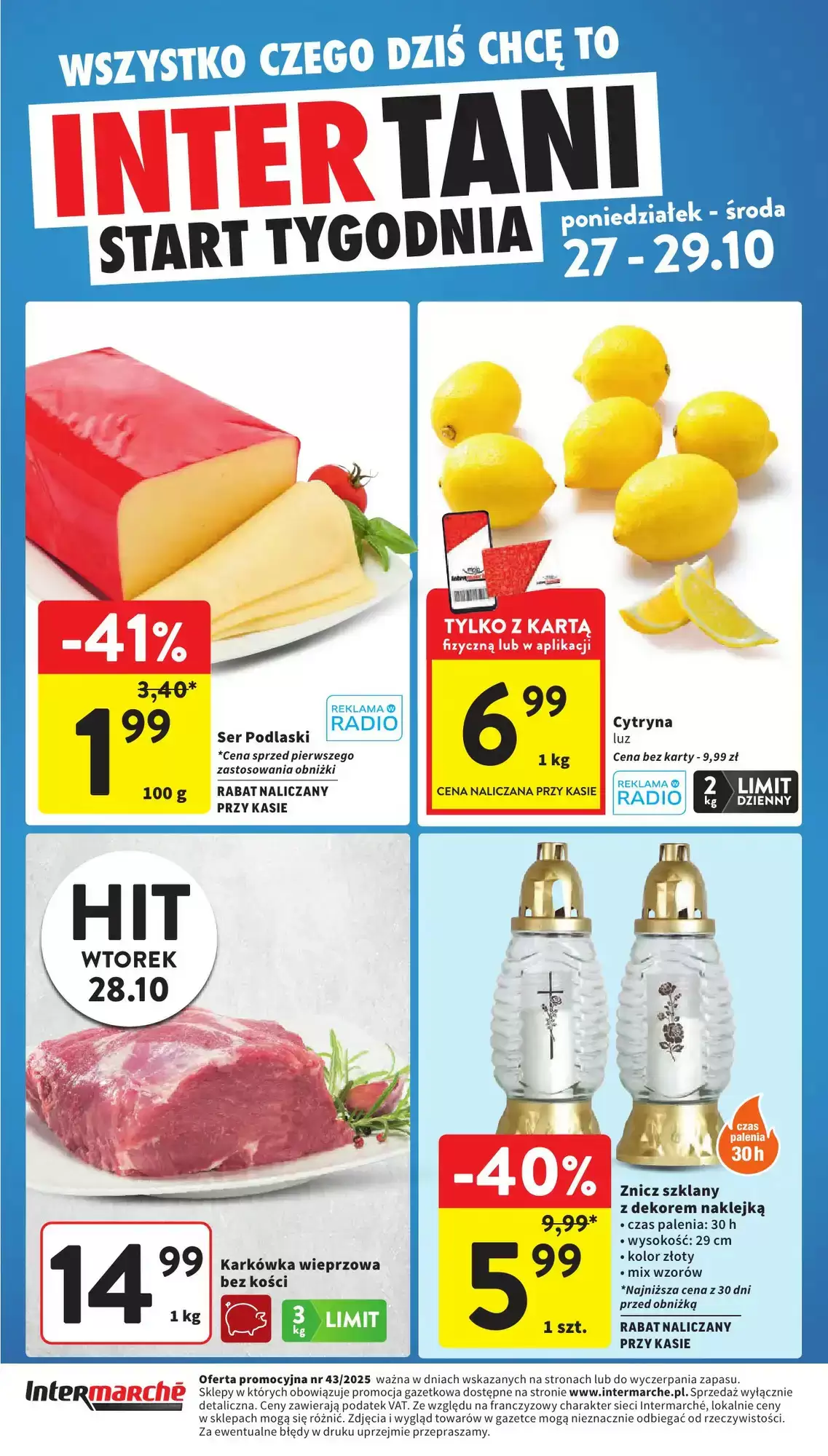 Gazetka Intermarche od 27.10.2025 do 29.10.2025