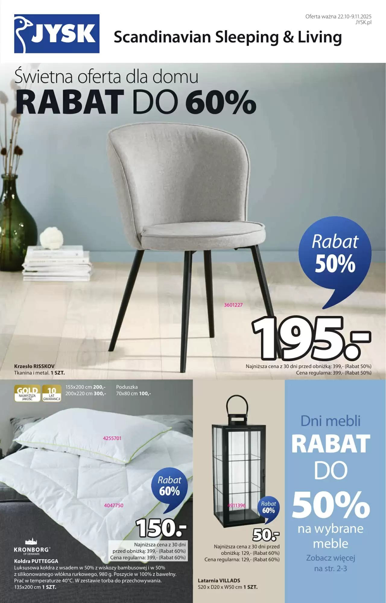 Gazetka Jysk od 22.10.2025 do 09.11.2025
