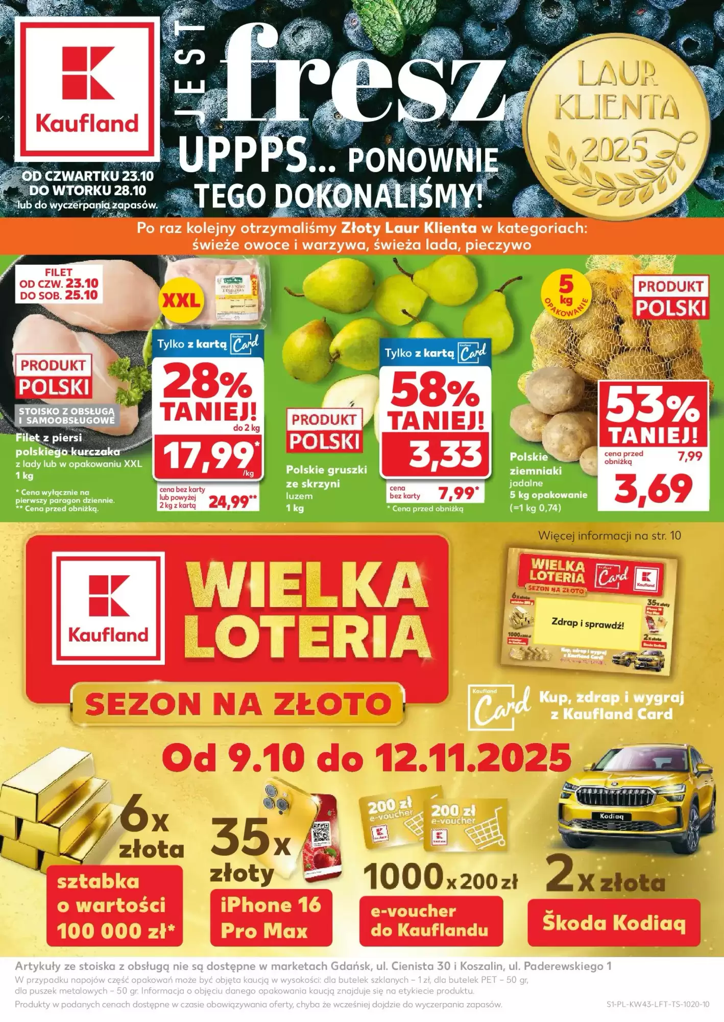 Gazetka Kaufland od 23.10.2025 do 28.10.2025