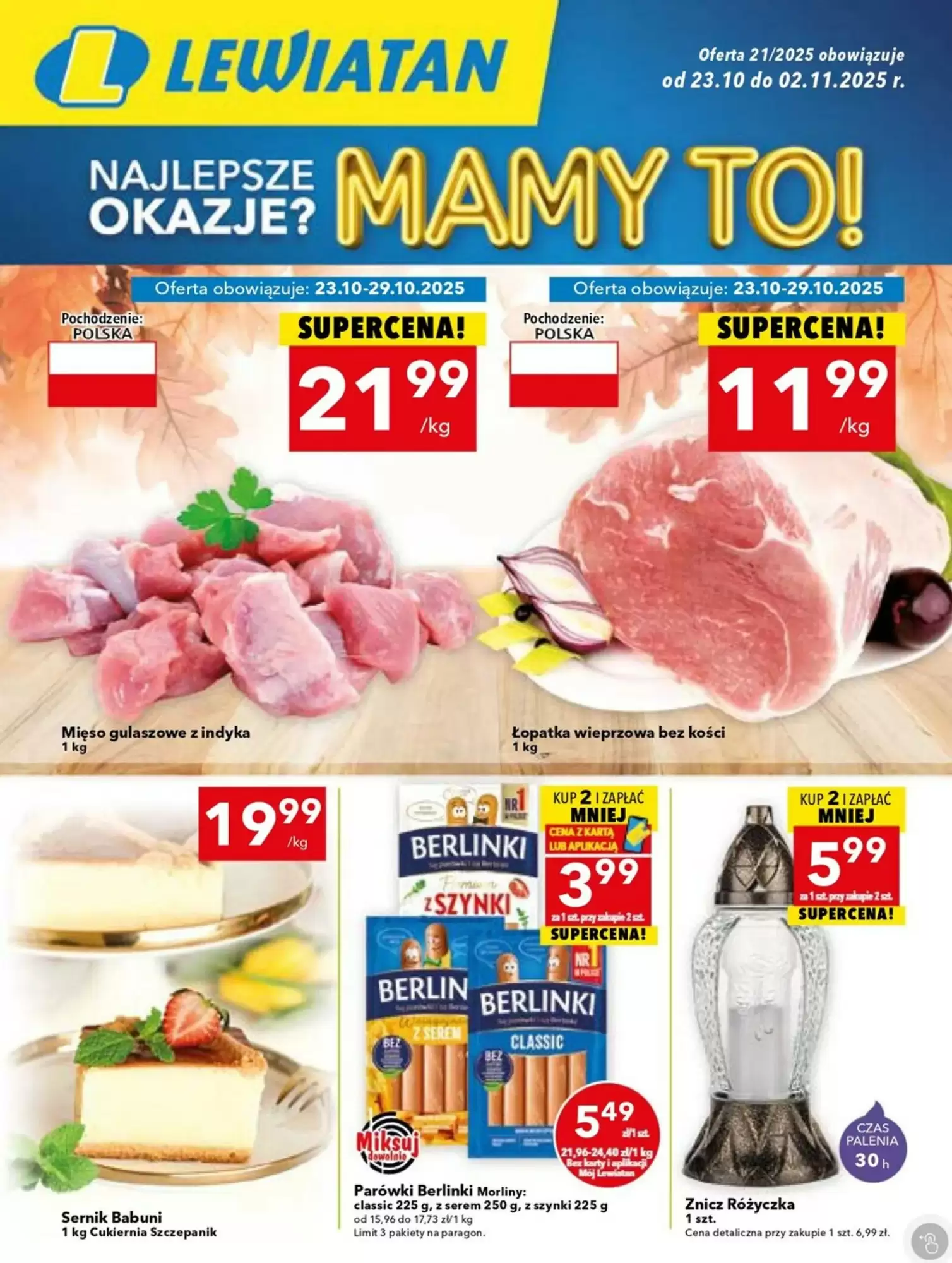 Gazetka Lewiatan od 23.10.2025 do 02.11.2025