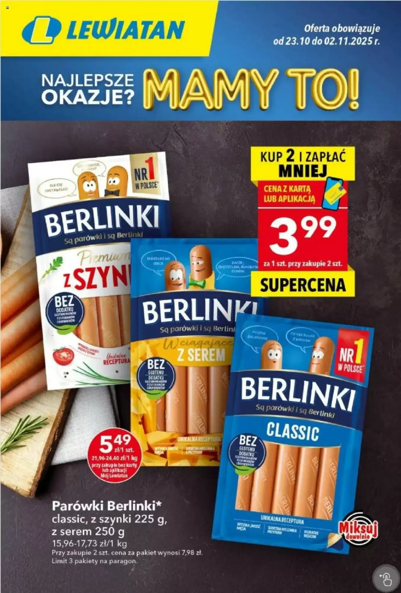Gazetka Lewiatan od 23.10.2025 do 02.11.2025