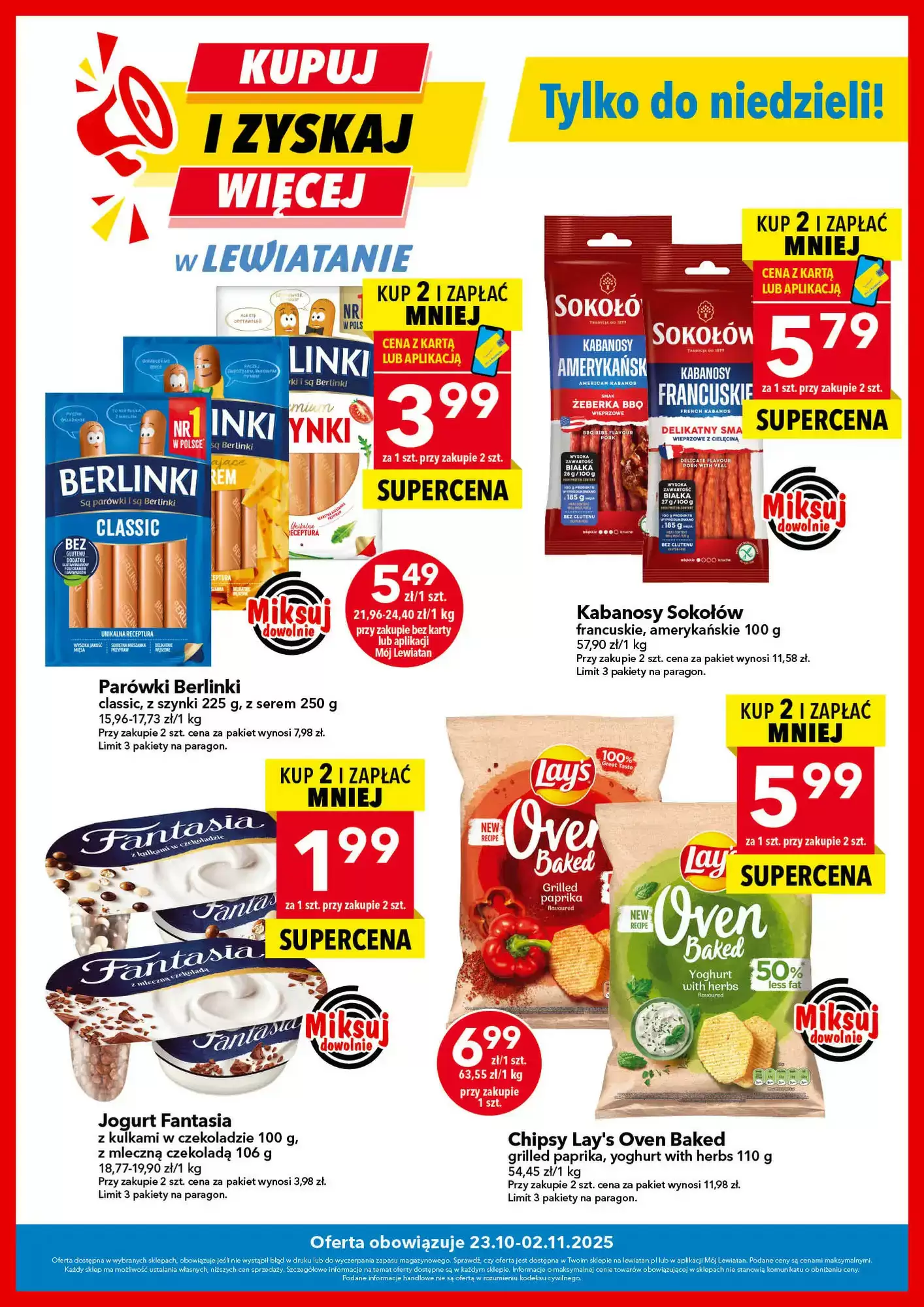 Gazetka Lewiatan od 23.10.2025 do 02.11.2025