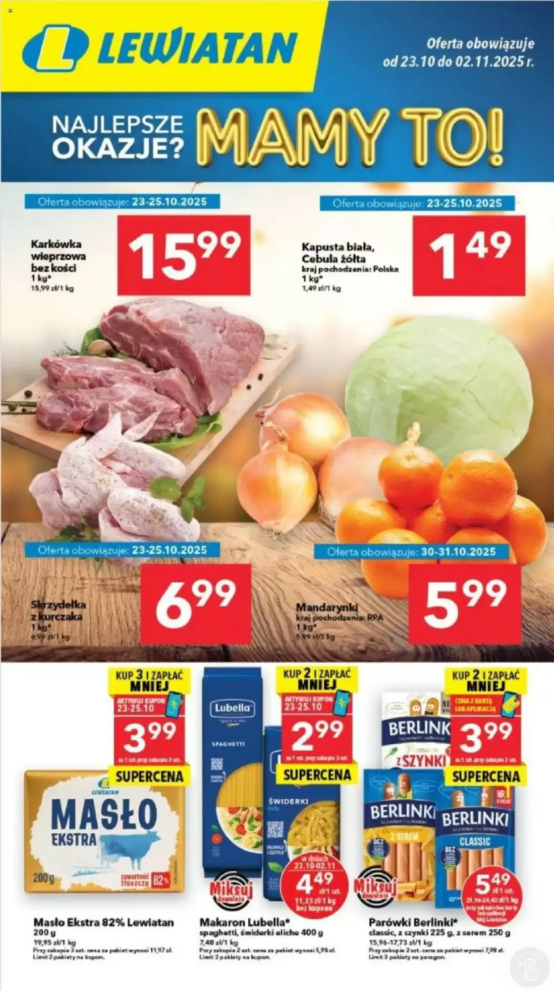 Gazetka Lewiatan od 23.10.2025 do 02.11.2025