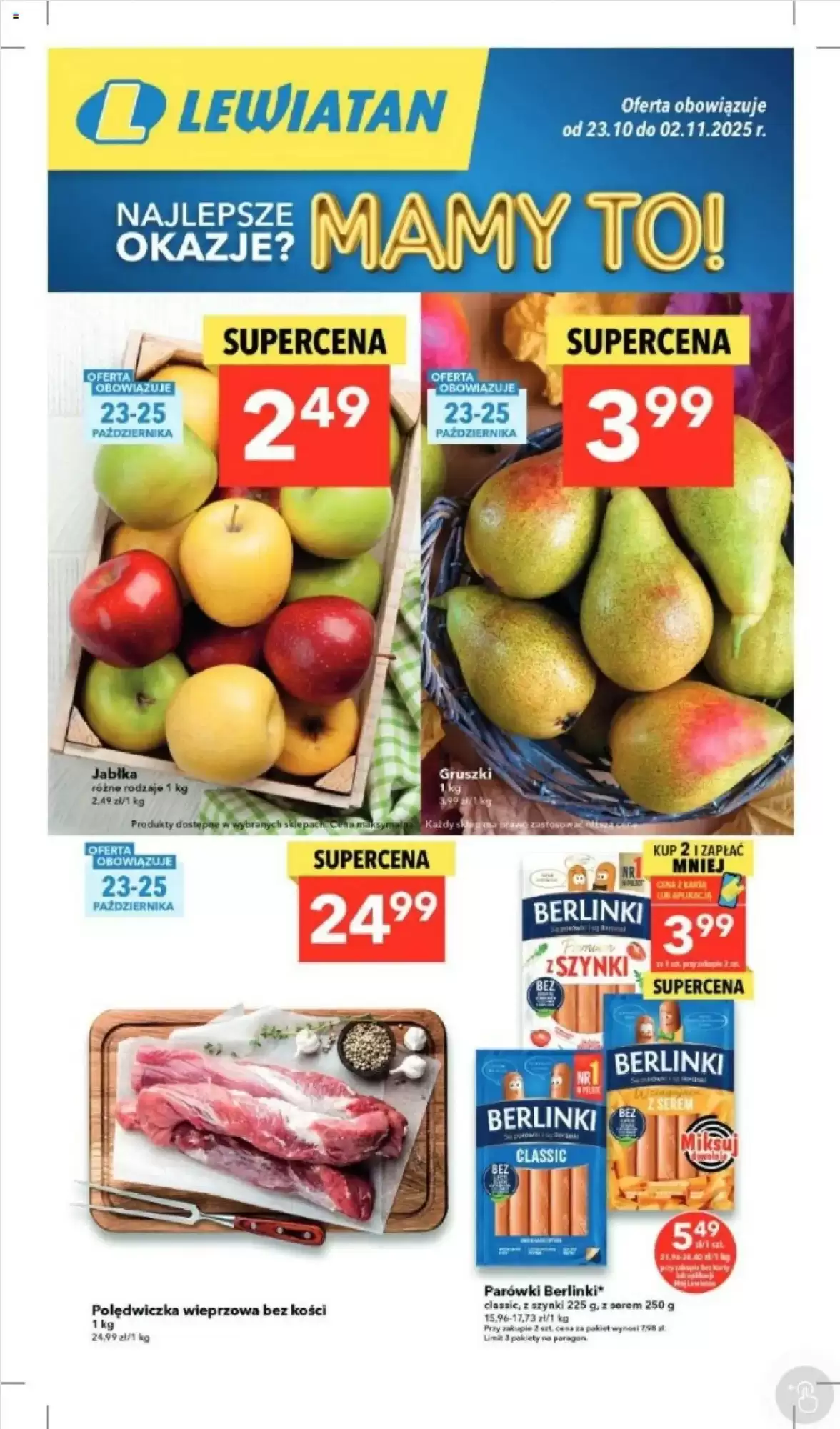 Gazetka Lewiatan od 23.10.2025 do 02.11.2025