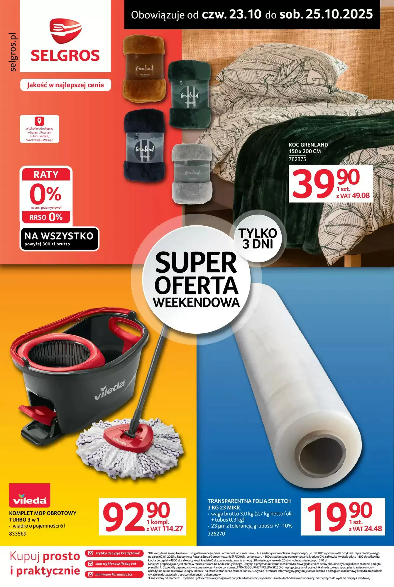 Gazetka Selgros od 23.10.2025 do 25.10.2025
