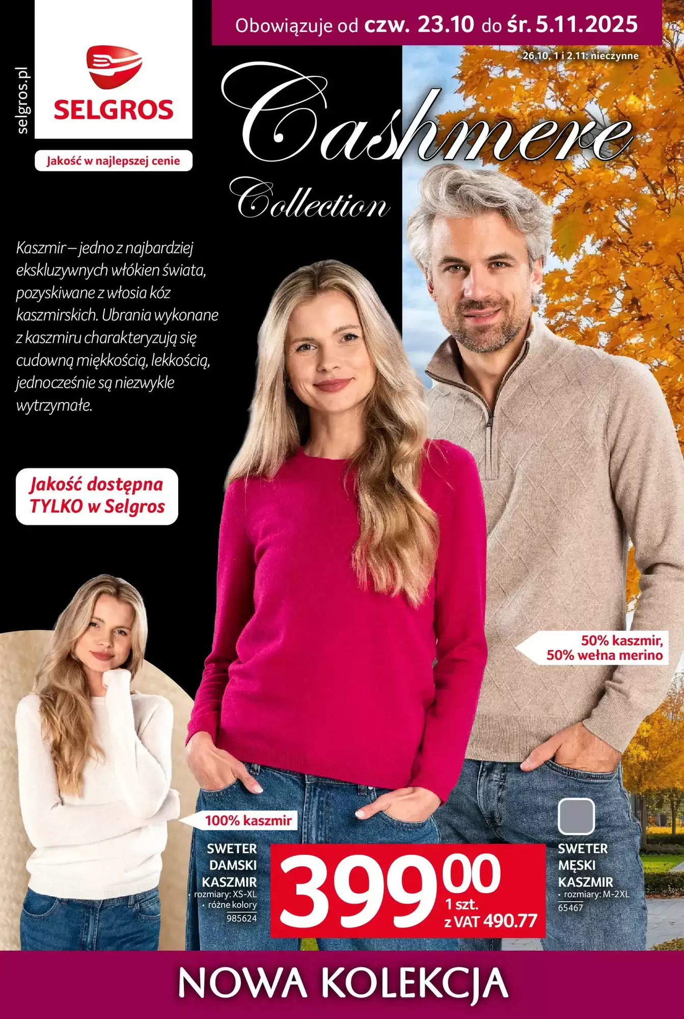 Gazetka Selgros od 23.10.2025 do 05.11.2025