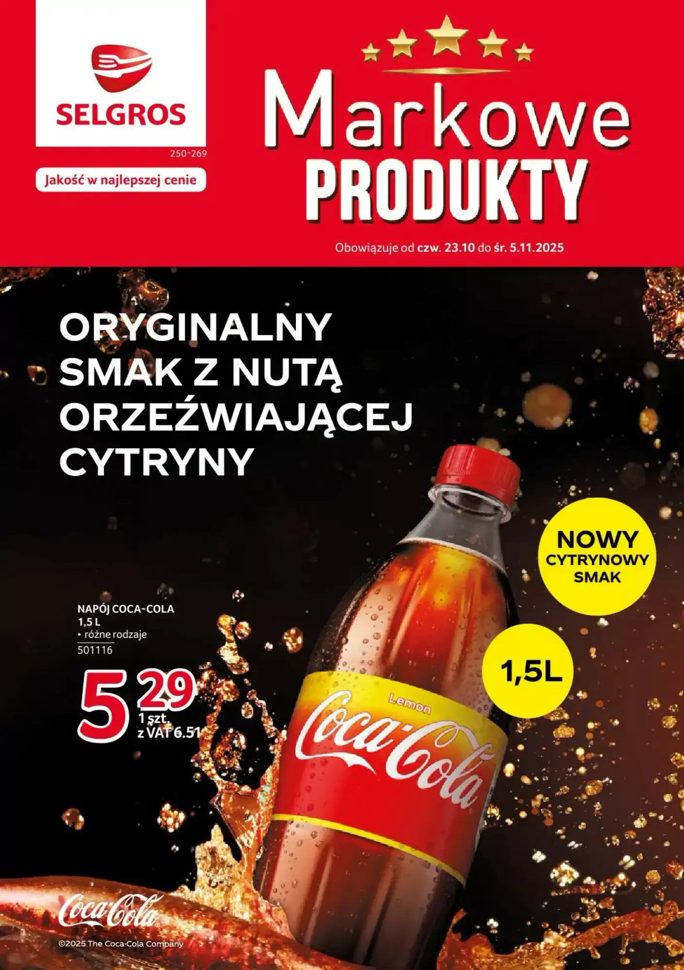 Gazetka Selgros od 23.10.2025 do 05.11.2025