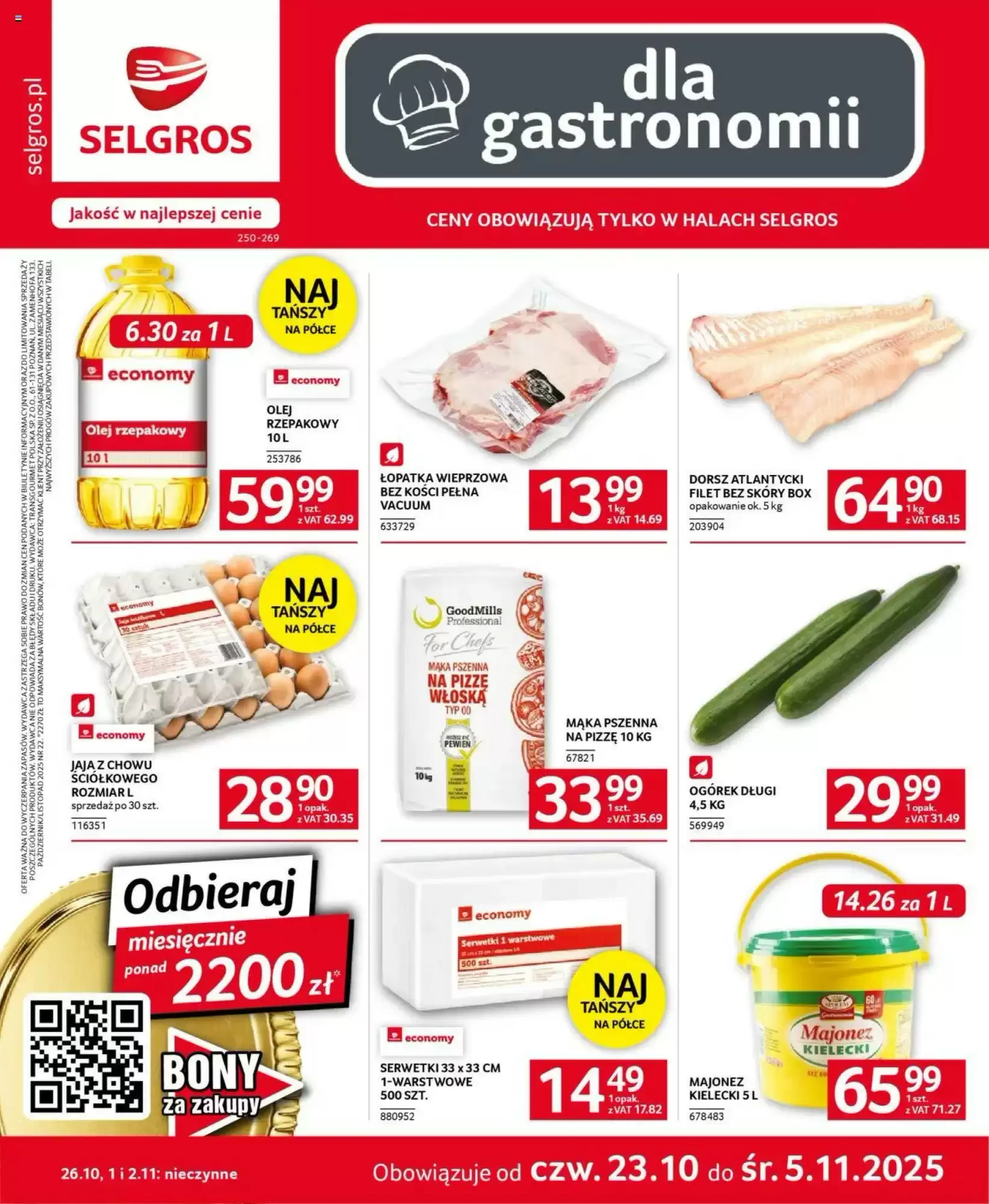 Gazetka Selgros od 23.10.2025 do 05.11.2025