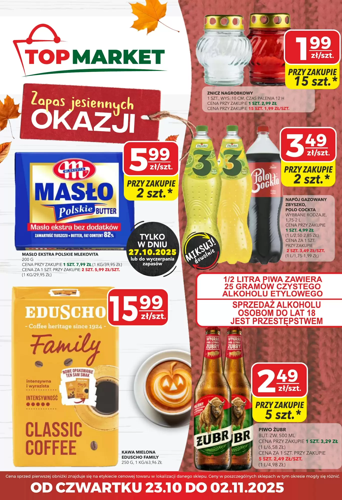 Gazetka Top Market od 23.10.2025 do 02.11.2025