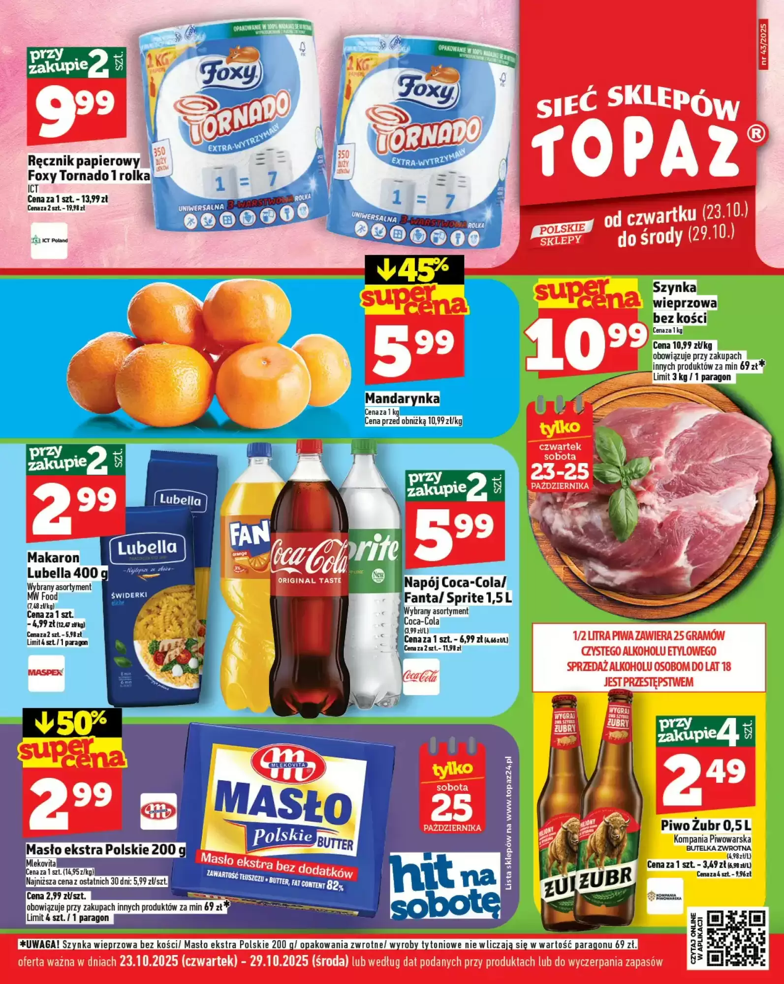 Gazetka Topaz od 23.10.2025 do 29.10.2025