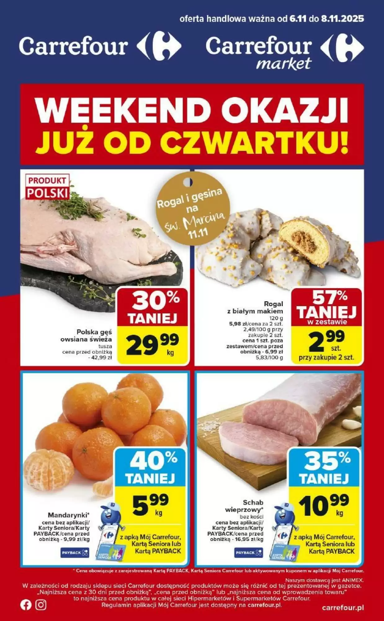 Gazetka Carrefour od 06.11.2025 do 08.11.2025